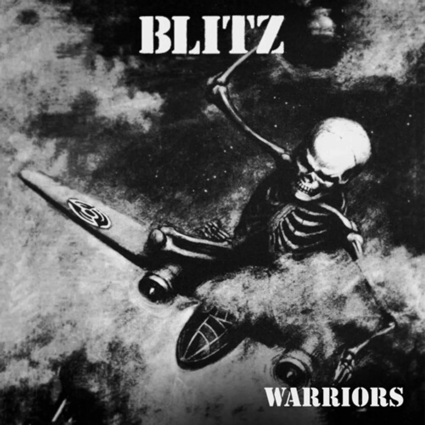 Blitz WARRIORS - RED MARBLE Vinyl Record
