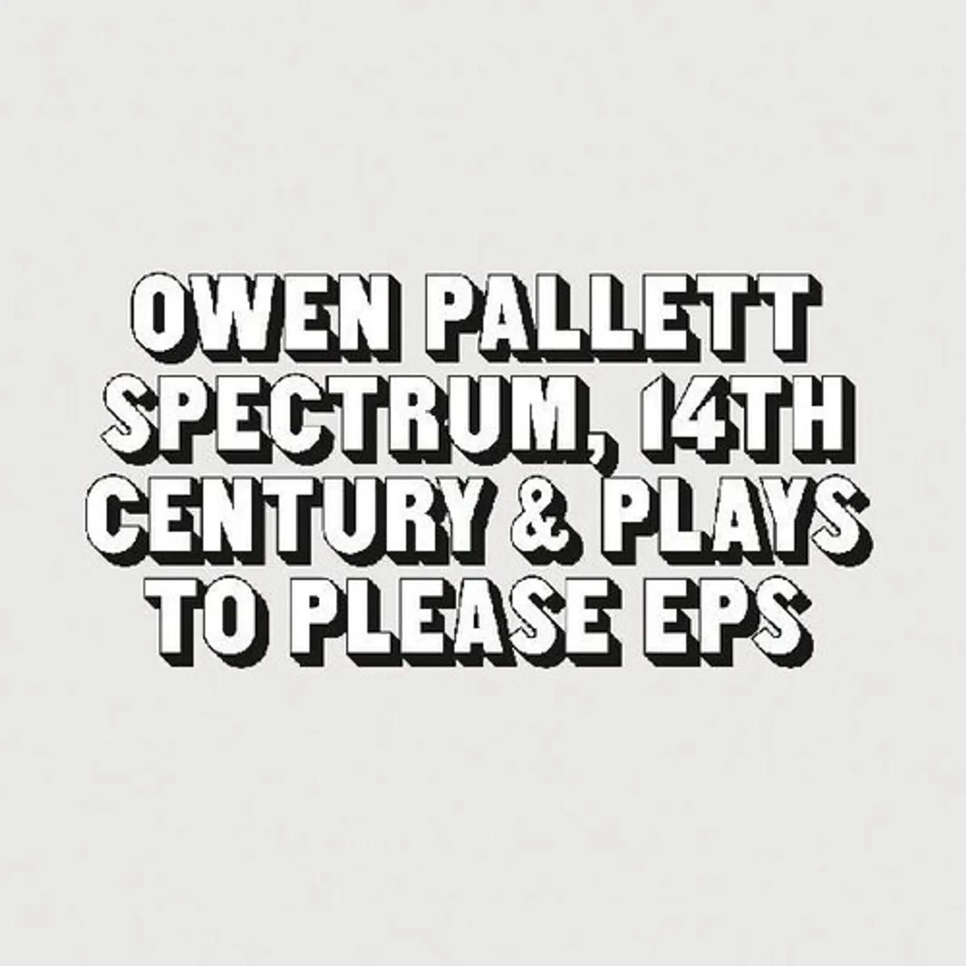 Owen Pallett TWO EPS Vinyl Record