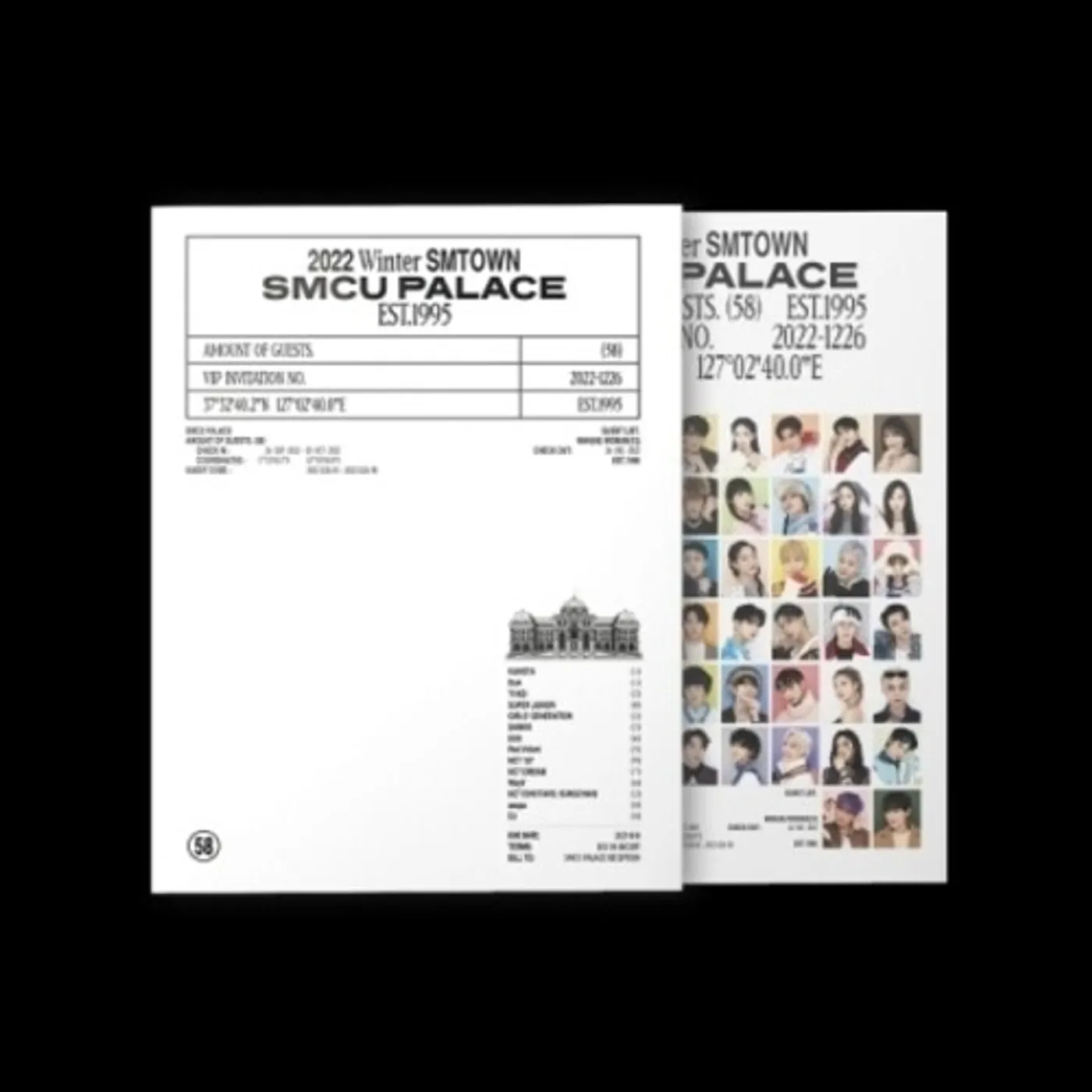 2022 WINTER SMTOWN: SMCU PALACE (PORTRAIT BOOK) CD