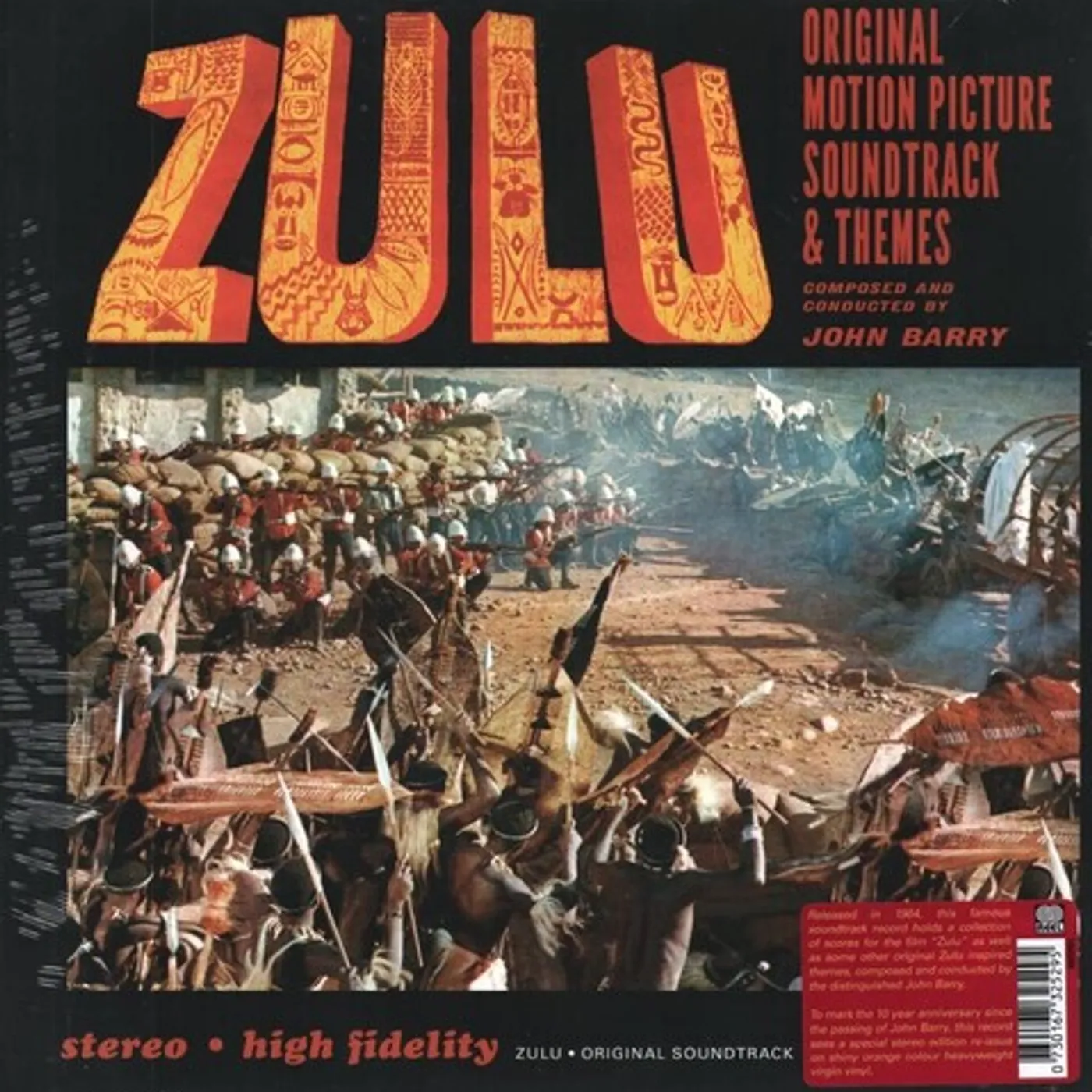 John Barry ZULU - Original Soundtrack Vinyl Record