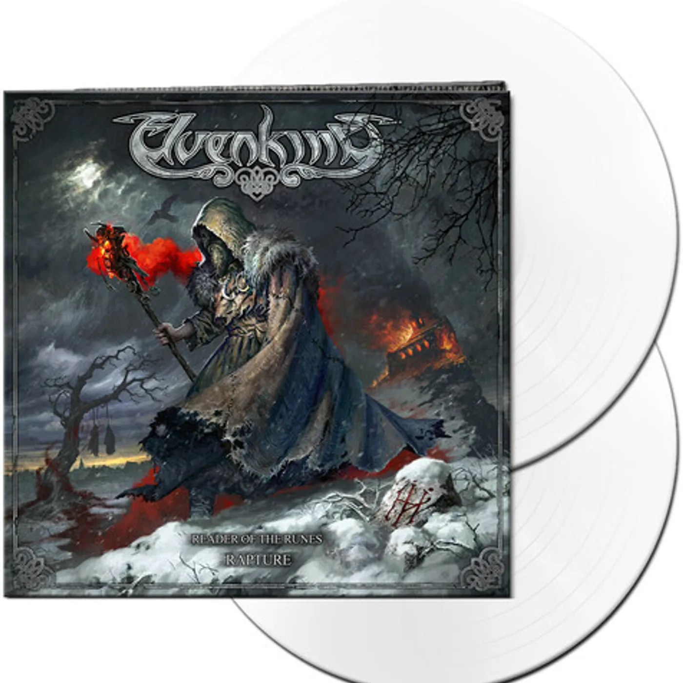 Elvenking READER OF THE RUNES - RAPTURE - WHITE Vinyl Record