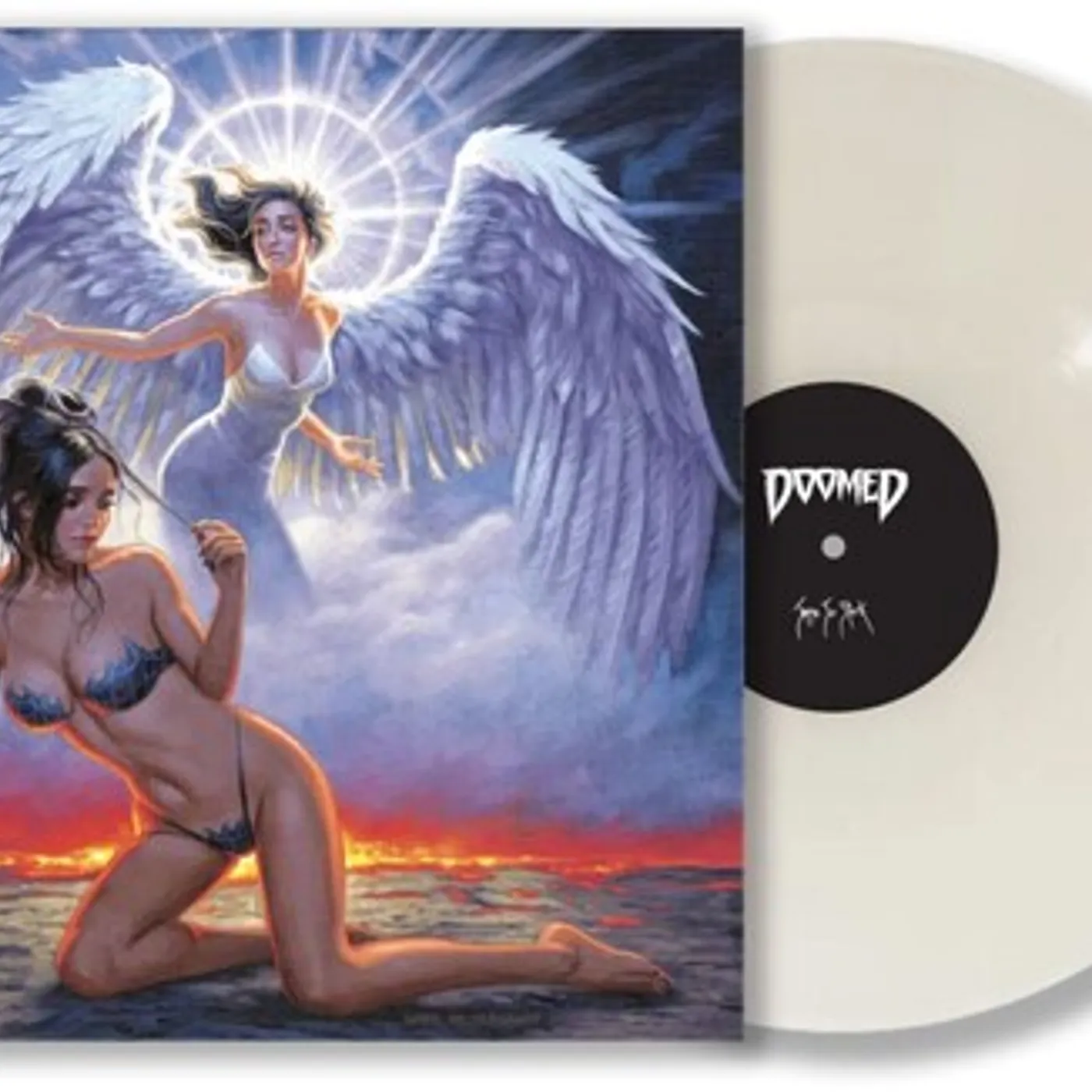 Jesse Jo Stark Doomed - Milky Clear Vinyl Record