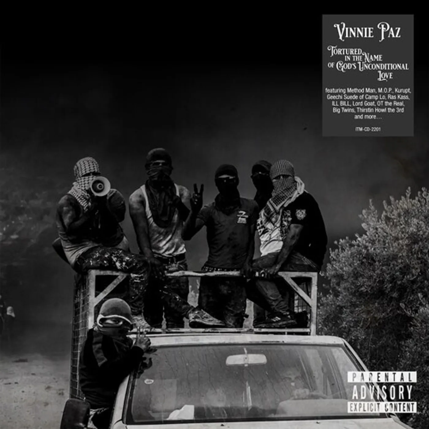 Vinnie Paz TORTURED IN THE NAME OF GOD'S UNCONDITIONAL LOVE CD