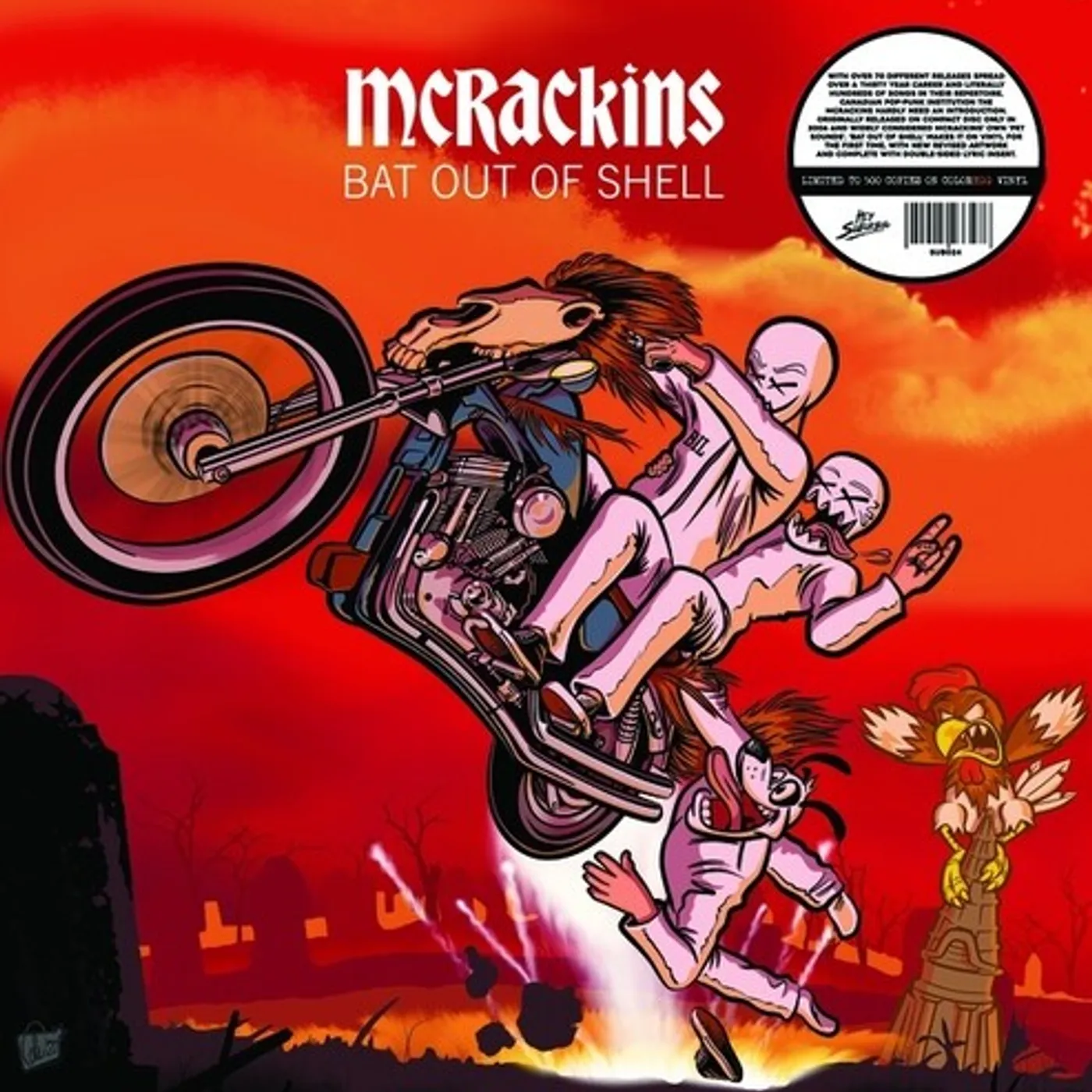 McRackins Bat Out Of Shell Vinyl Record