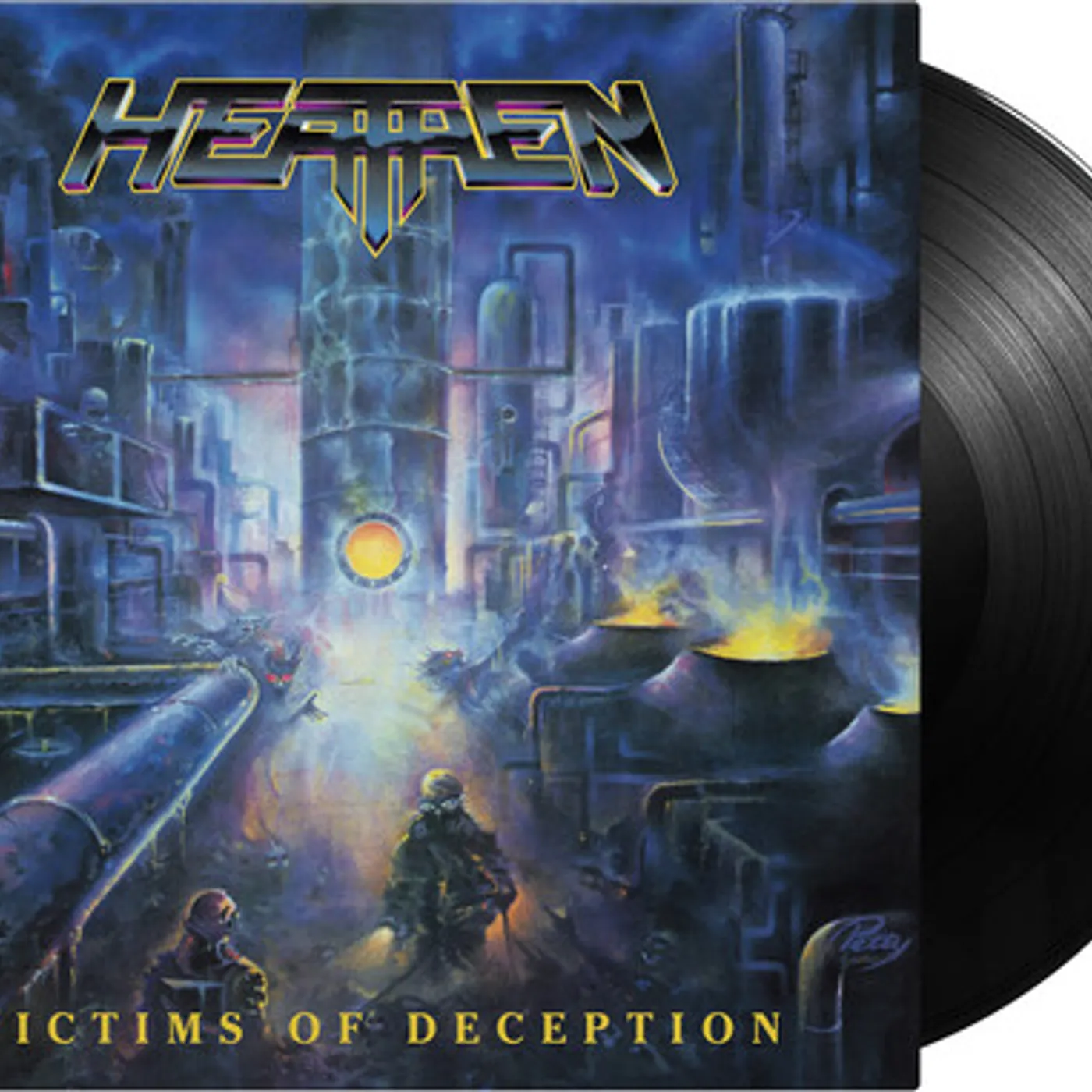 Heathen Victims Of Deception Vinyl Record