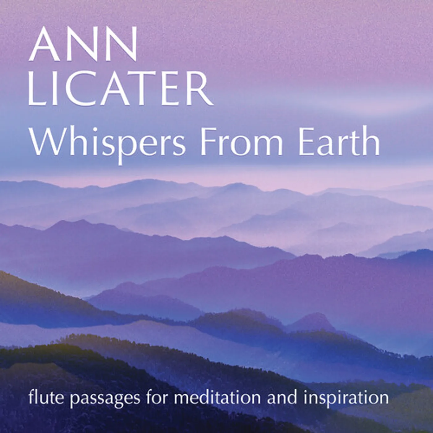 Ann Licater WHISPERS FROM EARTH CD