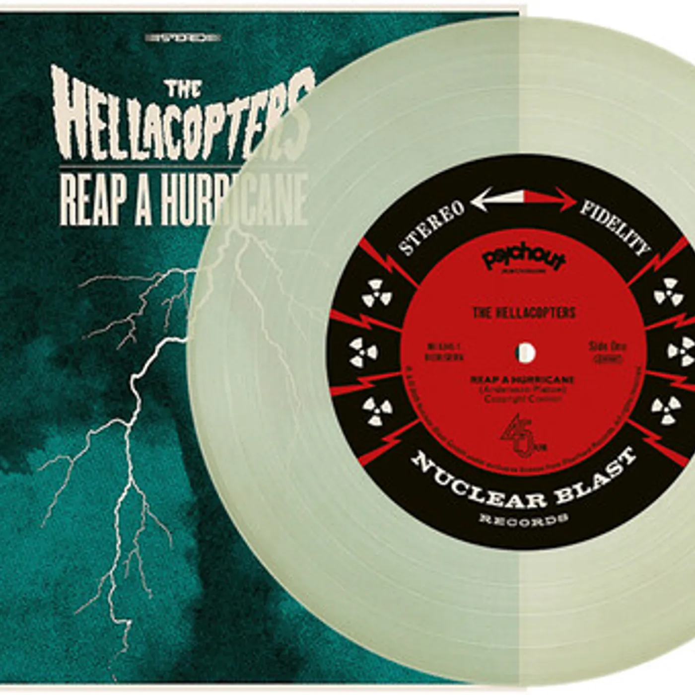 The Hellacopters REAP A HURRICANE - GLOW IN THE DARK Vinyl Record