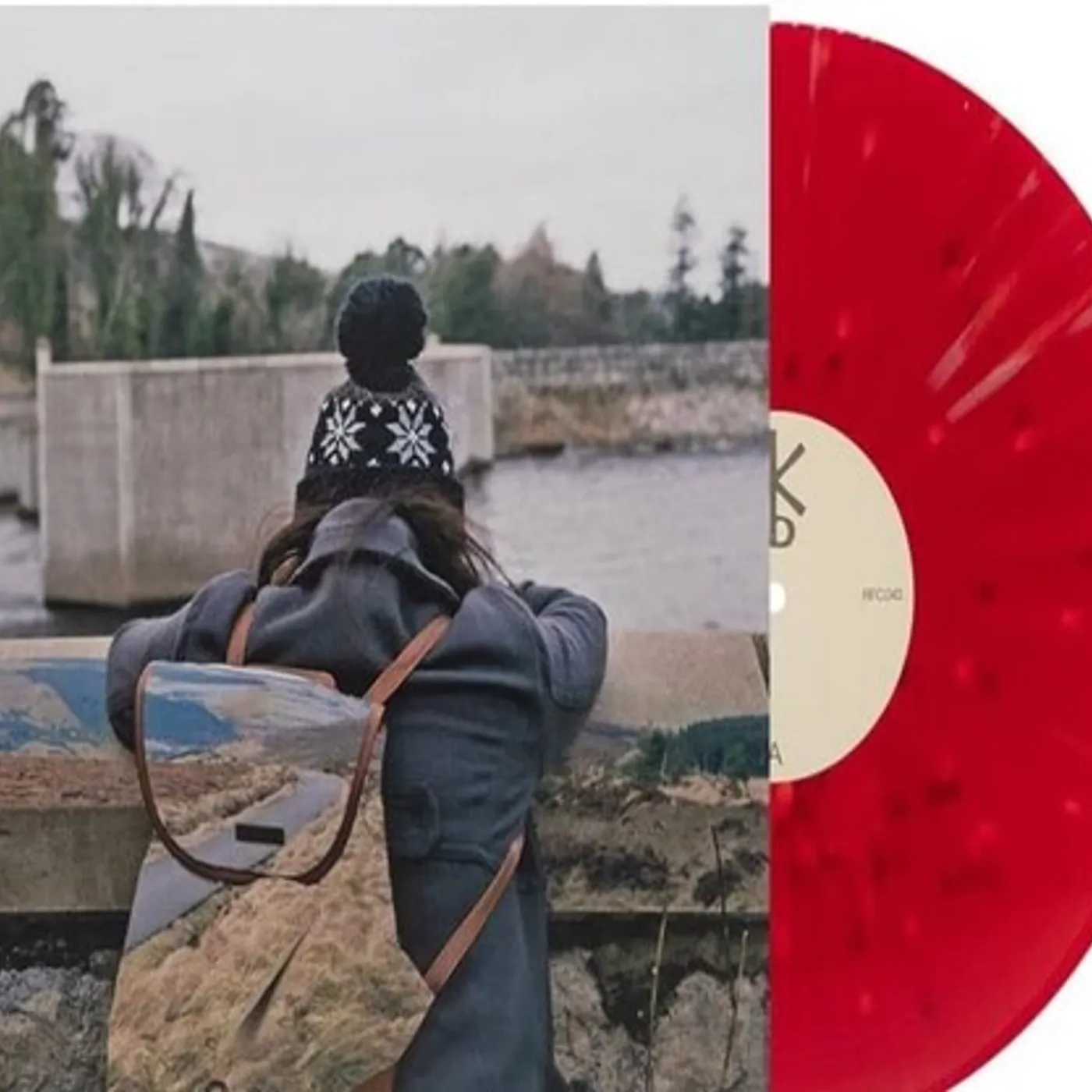 Basement I Wish I Could Stay Here - Red w/Bone & Purple Vinyl Record