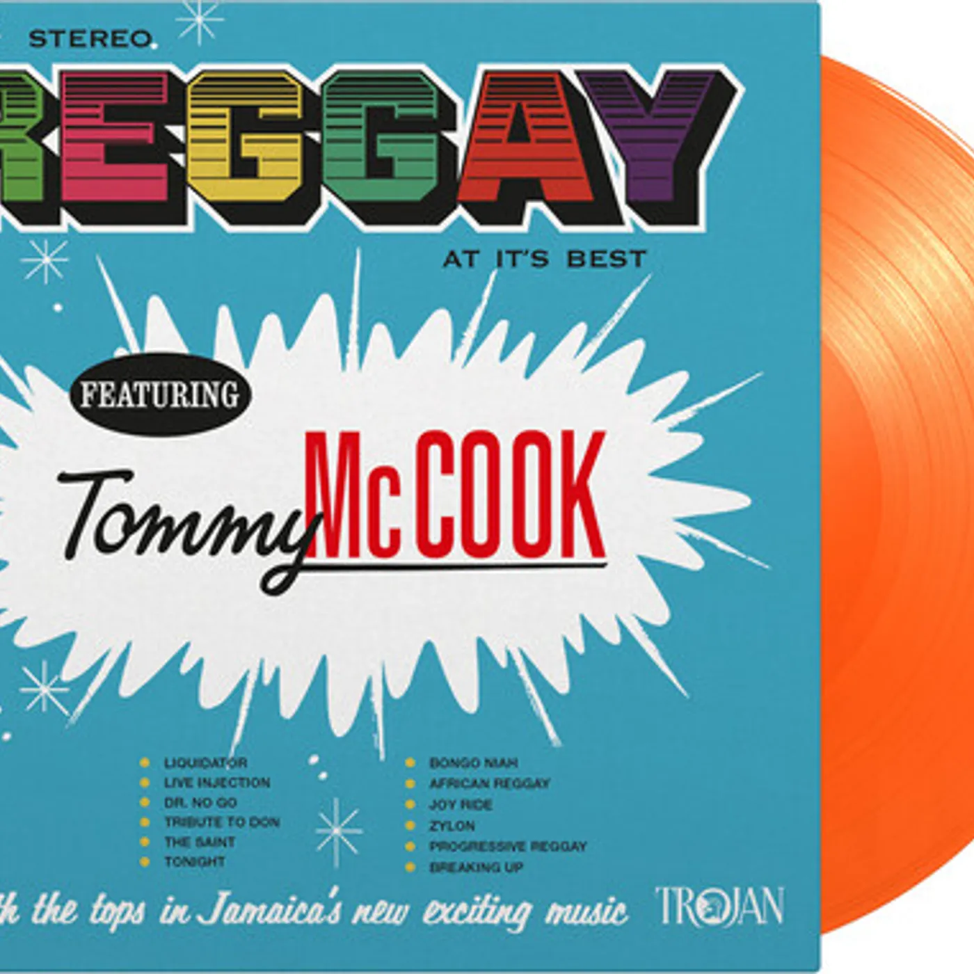 Tommy McCook Reggay At It's Best Vinyl Record