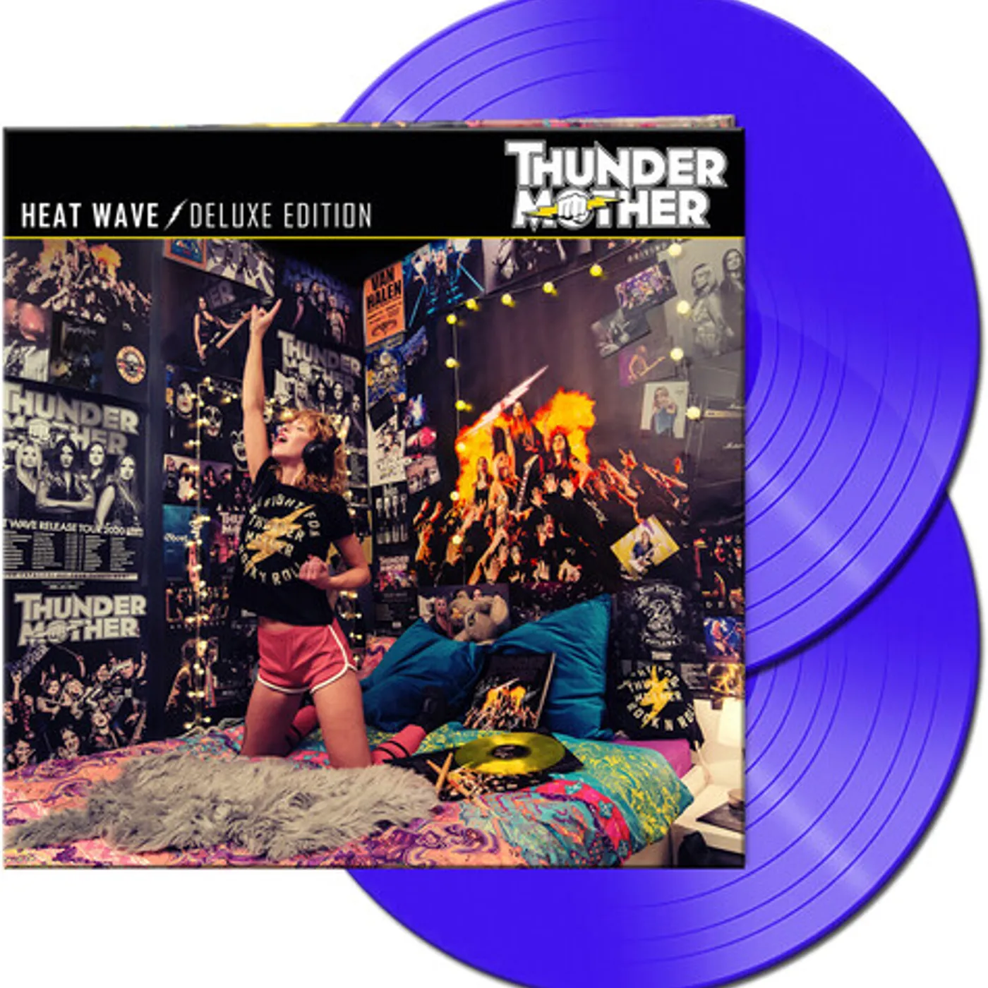 Thundermother Heat Wave (Clear Blue) Vinyl Record