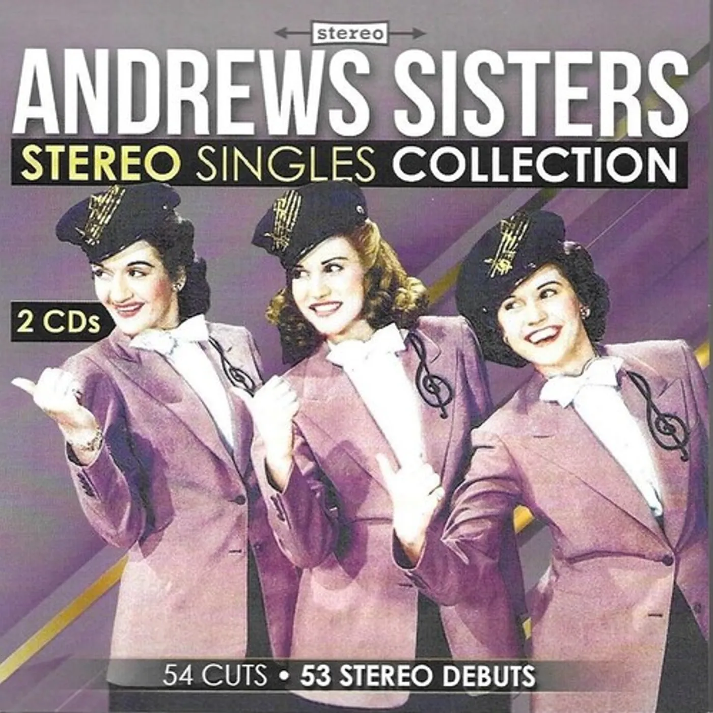 The Andrews Sisters STEREO SINGLES COLLECTION CD