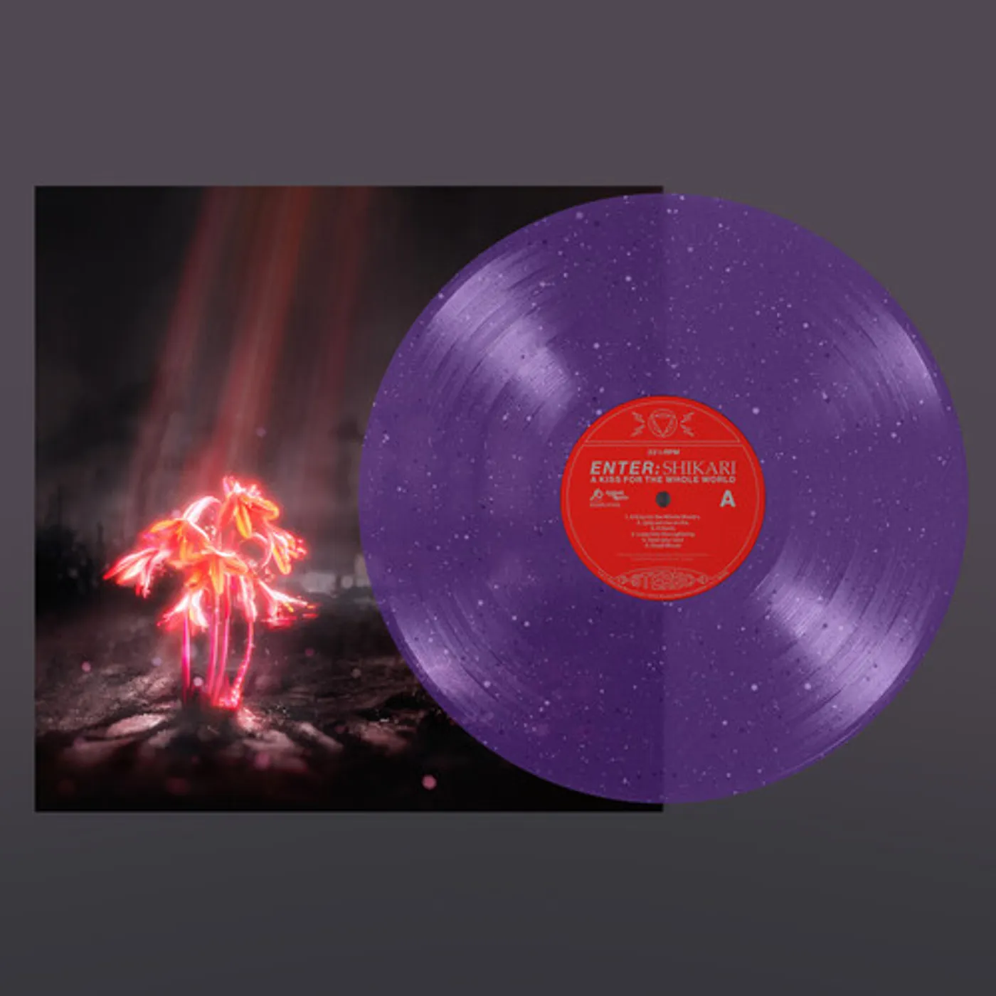 Enter Shikari KISS FOR THE WHOLE WORLD - PURPLE Vinyl Record
