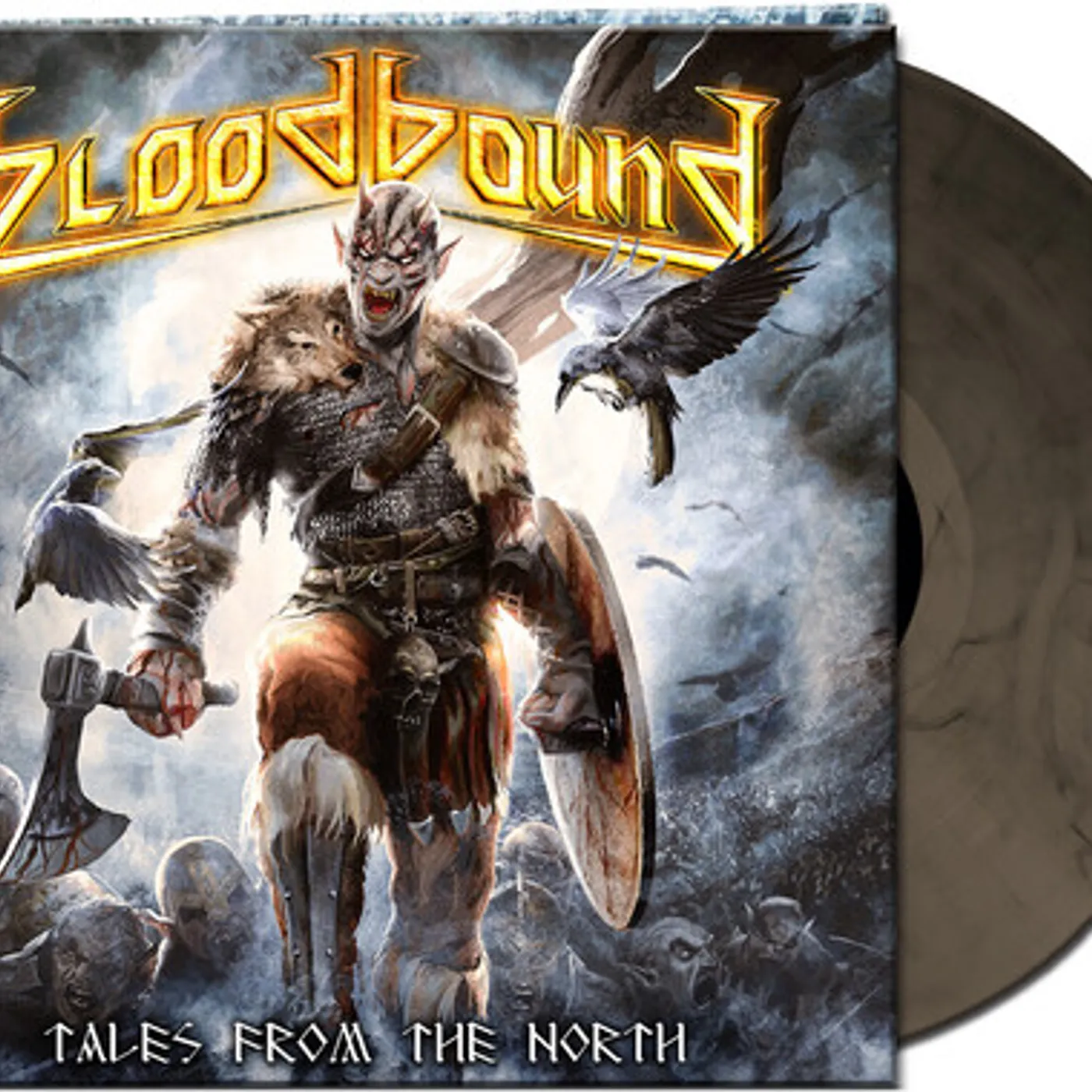 Bloodbound TALES FROM THE NORTH - SMOKEY BLACK Vinyl Record