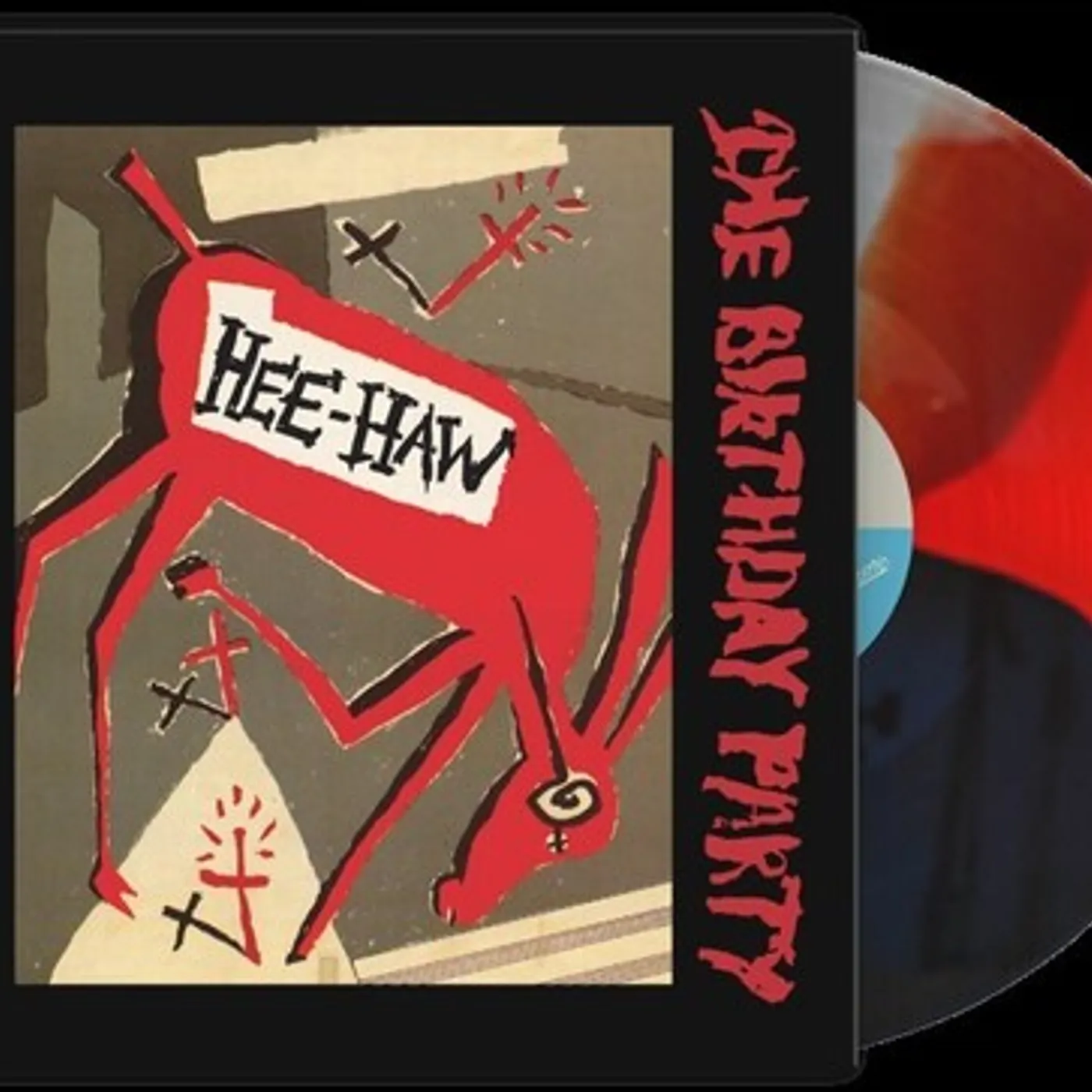 The Birthday Party HEE-HAW - RED BLACK & WHITE Vinyl Record