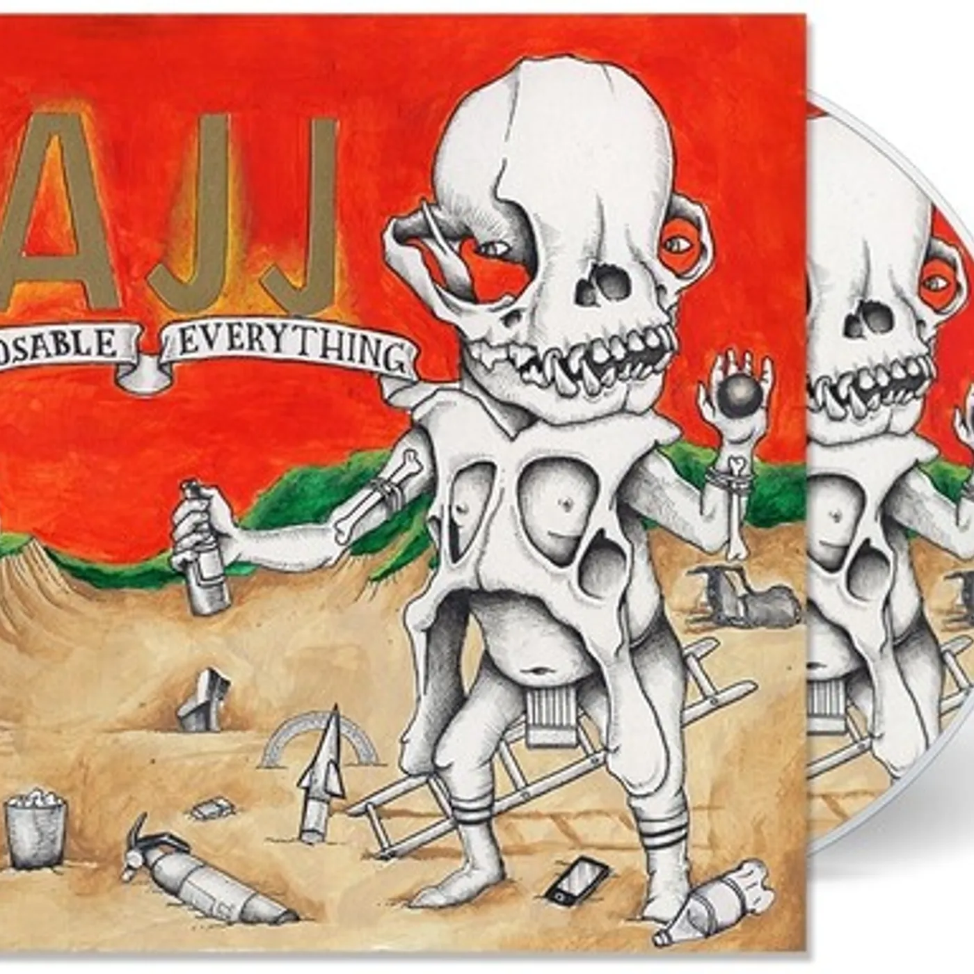AJJ DISPOSABLE EVERYTHING (DIG) CD