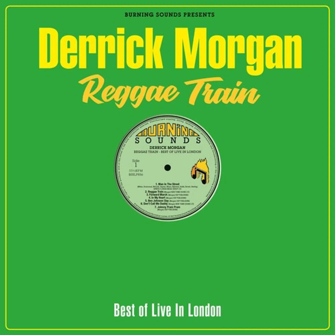 Derrick Morgan REGGAE TRAIN Vinyl Record