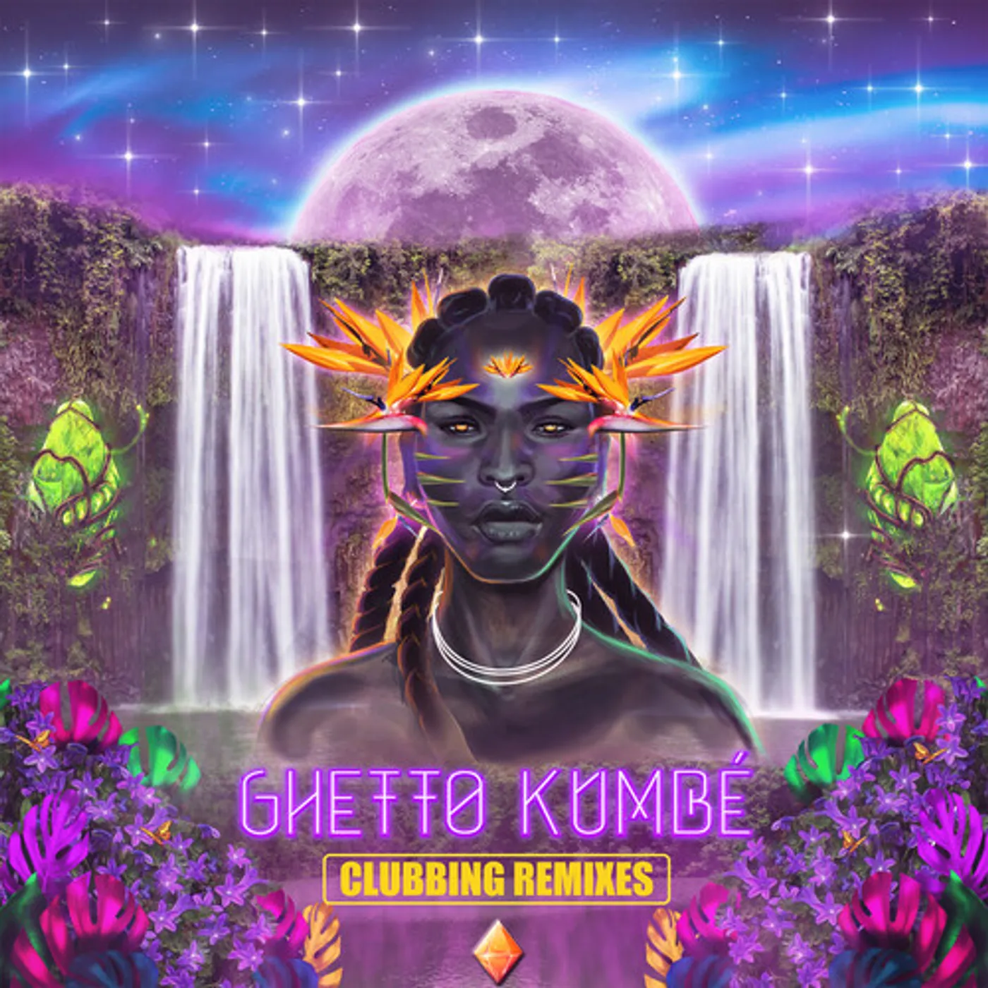 Ghetto Kumbé CLUBBING REMIXES - TRANSPARENT YELLOW Vinyl Record