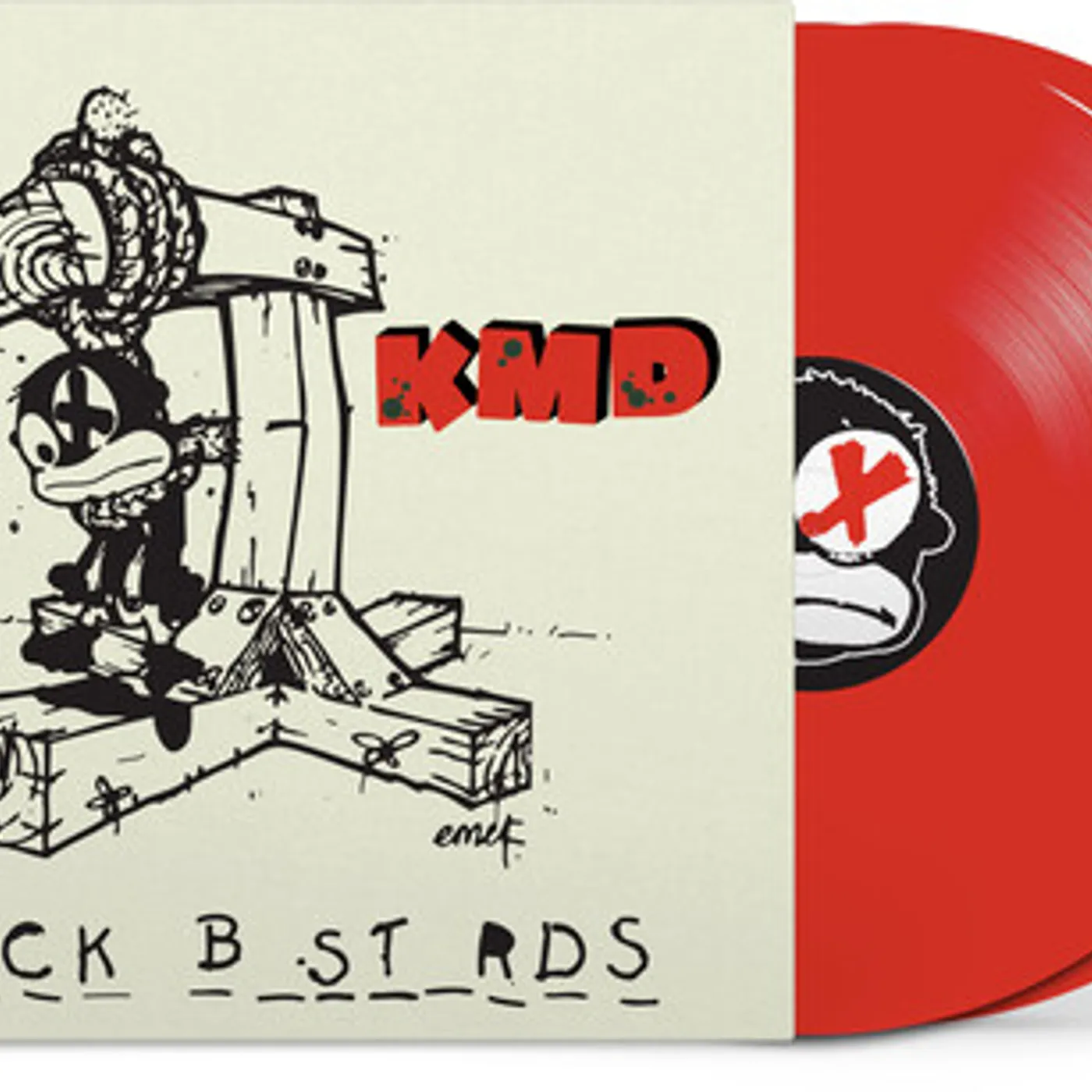 K.M.D. BLACK BASTARDS - RED Vinyl Record