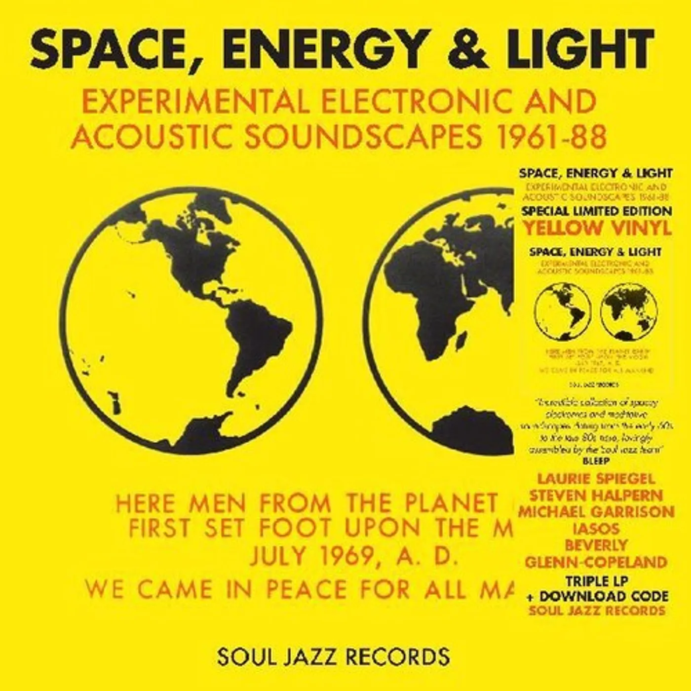 Soul Jazz Records Presents SPACE ENERGY & LIGHT: EXPERIMENTAL ELECTRONIC Vinyl Record