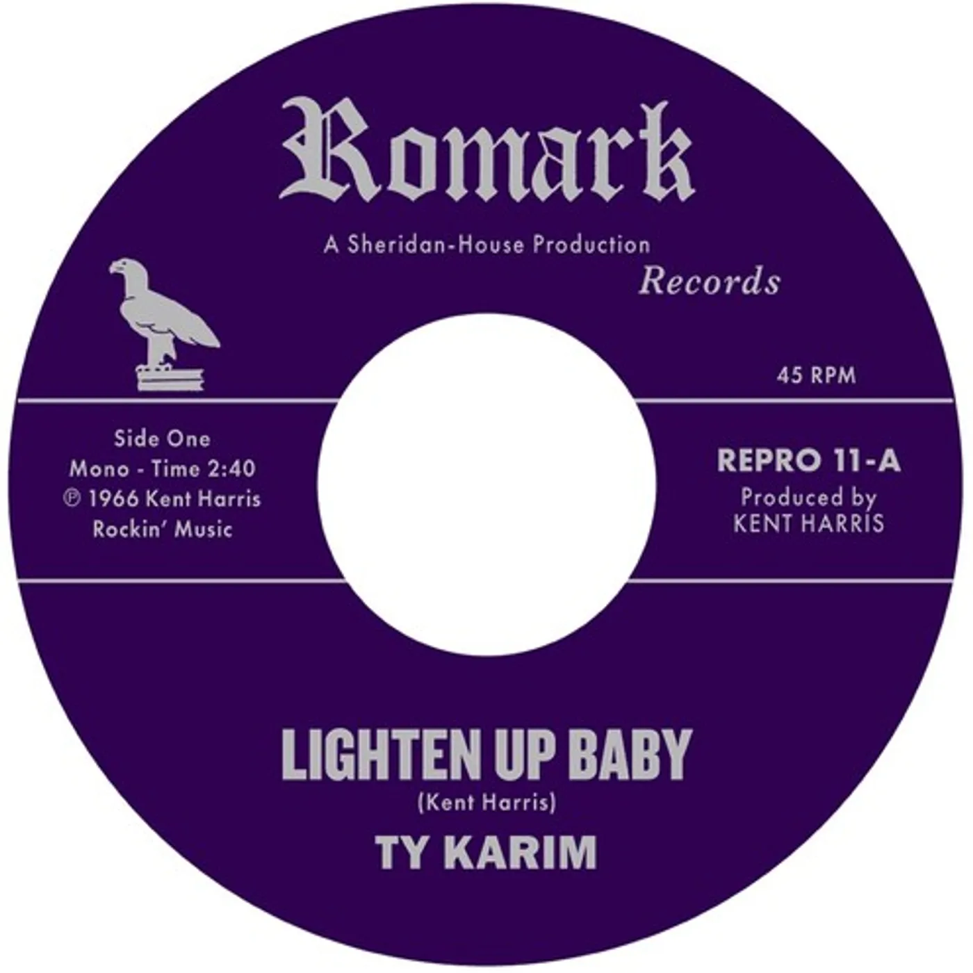 Ty Karim Lighten Up Baby / All At Once Vinyl Record