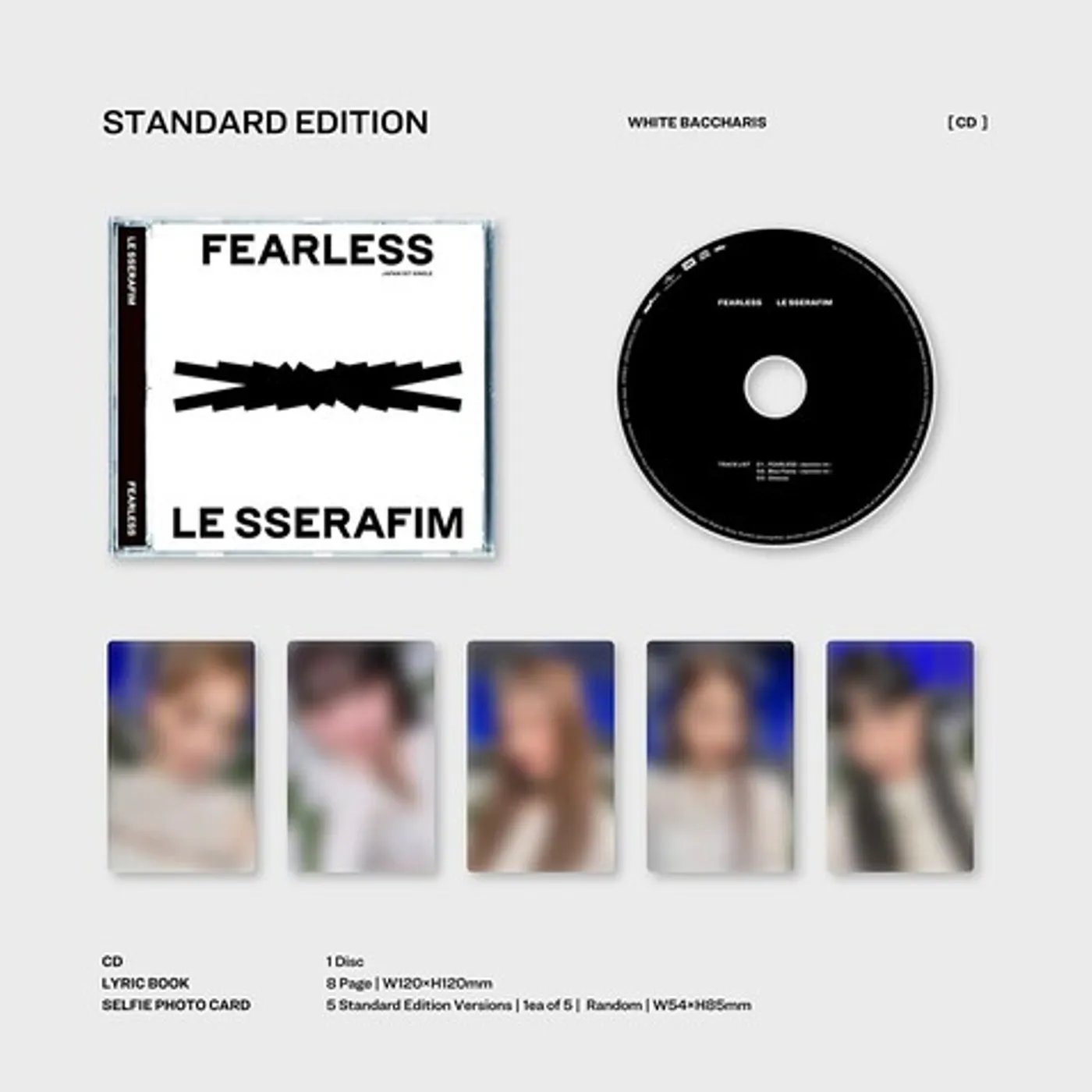 LE SSERAFIM FEARLESS [STANDARD EDITION CD] CD