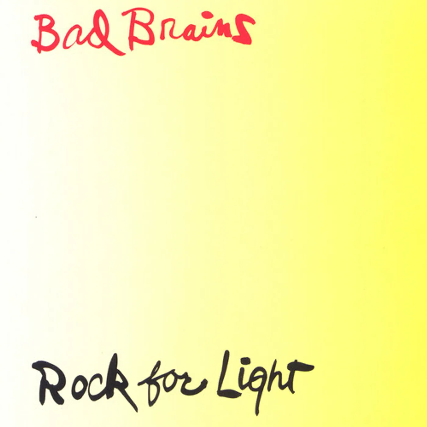 Bad Brains Rock For Light - Yellow w/ Red Splatter Vinyl Record
