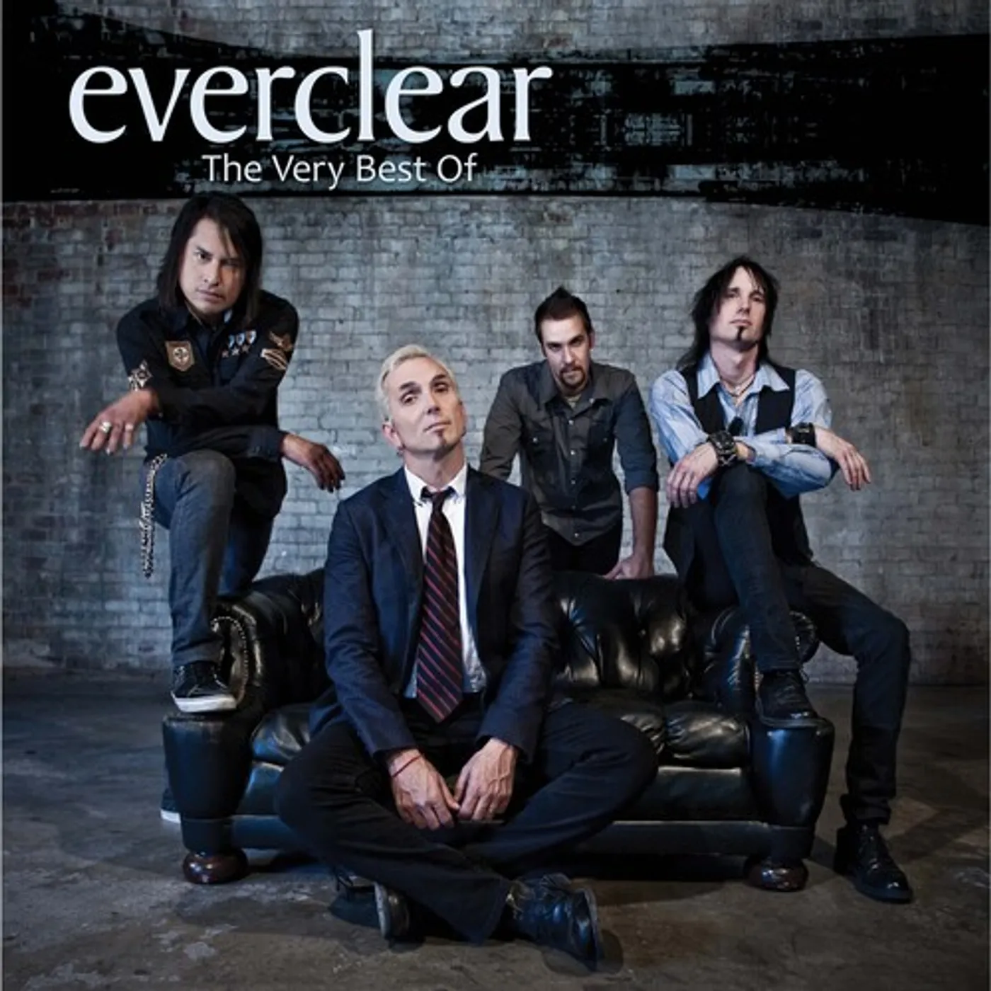 Everclear Very Best Of - Pink/blue Splatter Vinyl Record