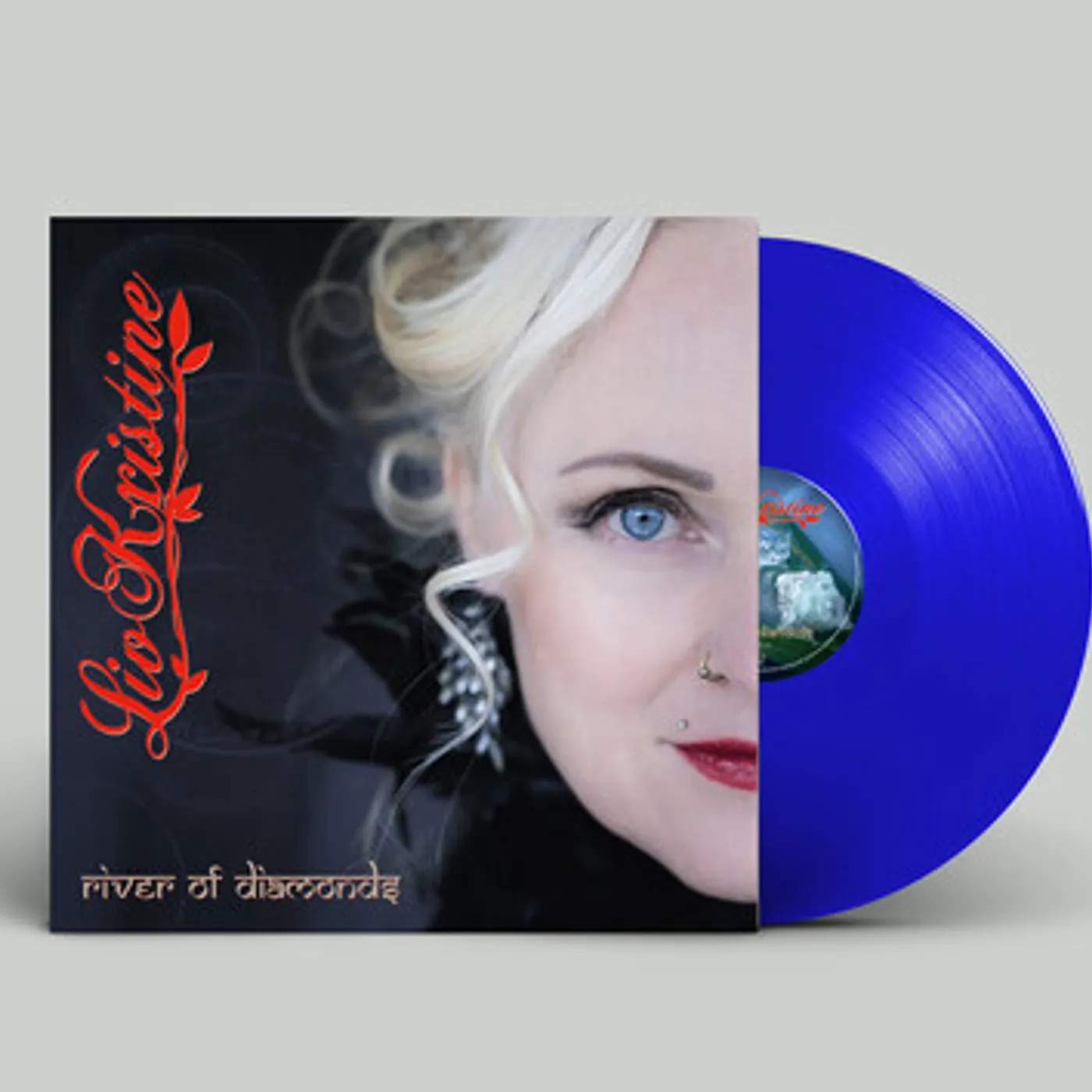 Liv Kristine RIVER OF DIAMONDS - BLUE Vinyl Record
