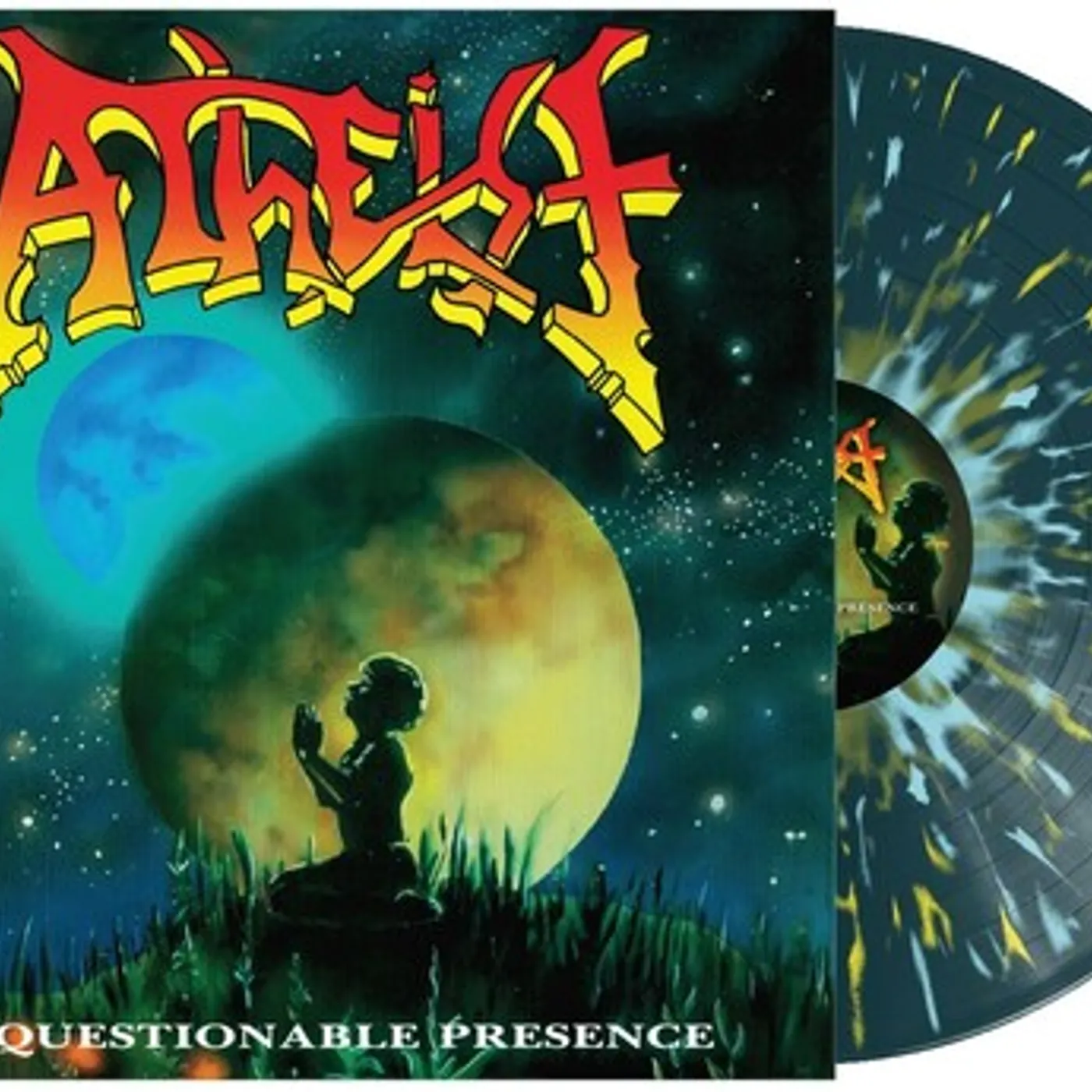 Atheist UNQUESTIONABLE PRESENCE - SPLATTER Vinyl Record