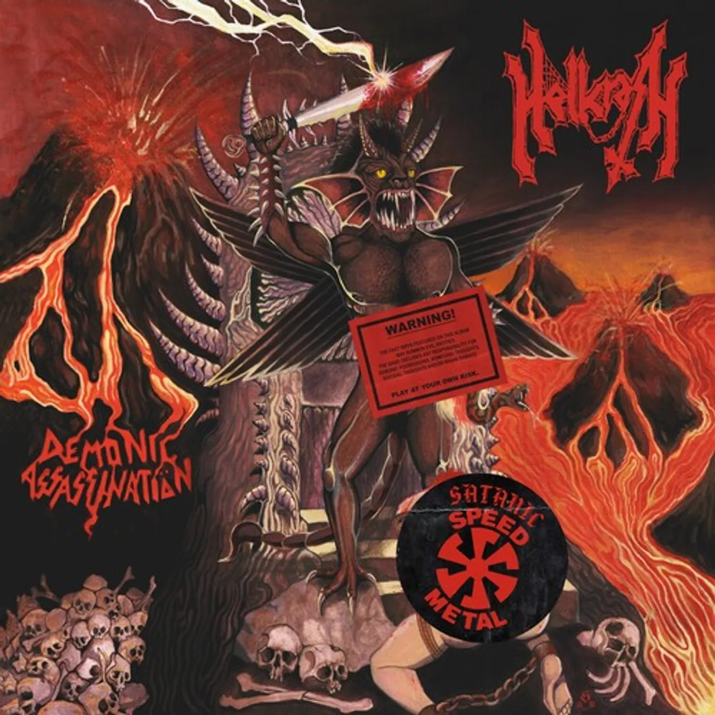 Hellcrash DEMONIC ASSASSINATION Vinyl Record