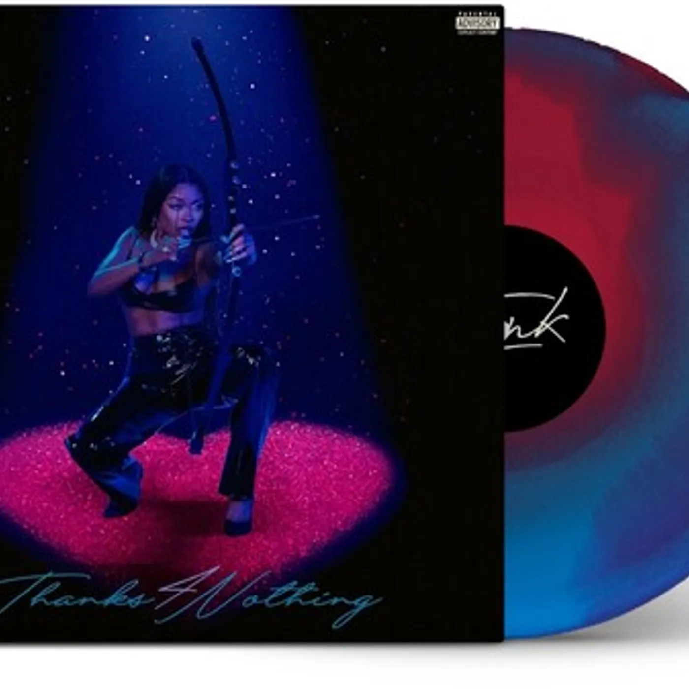 Tink Thanks 4 Nothing - Berry Tie Dye Vinyl Record