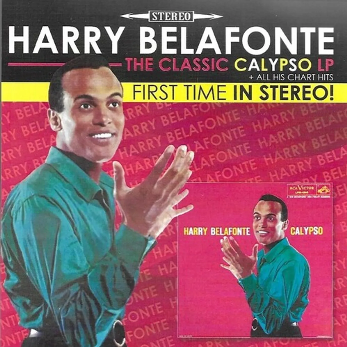 Harry Belafonte CLASSIC CALYPSO LP & ALL HIS CHART HITS-FIRST CD