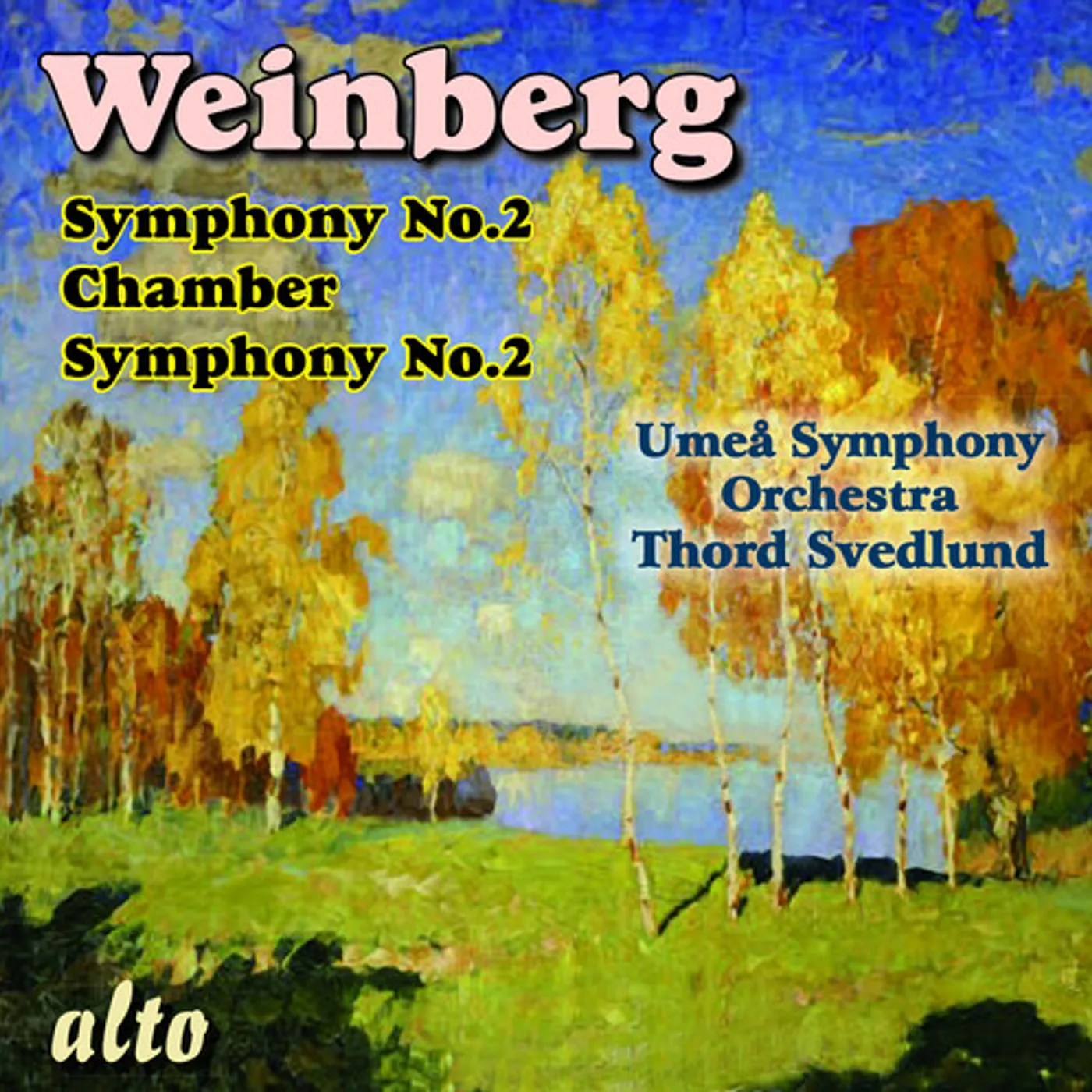Umea Symphony Orchestra MIECZYSLAW WEINBERG SYMPHONY NO.2 & CHAMBER SYM CD