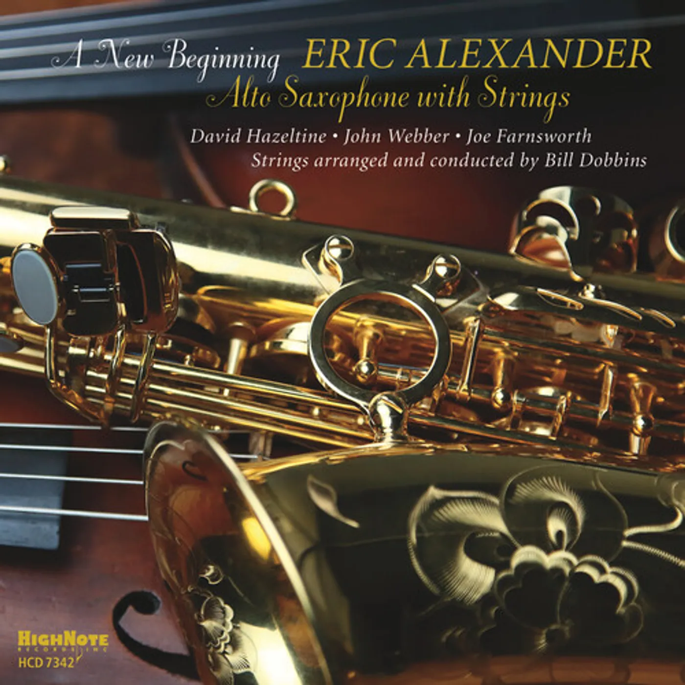 Eric Alexander NEW BEGINNING - ALTO SAXOPHONE WITH STRINGS CD