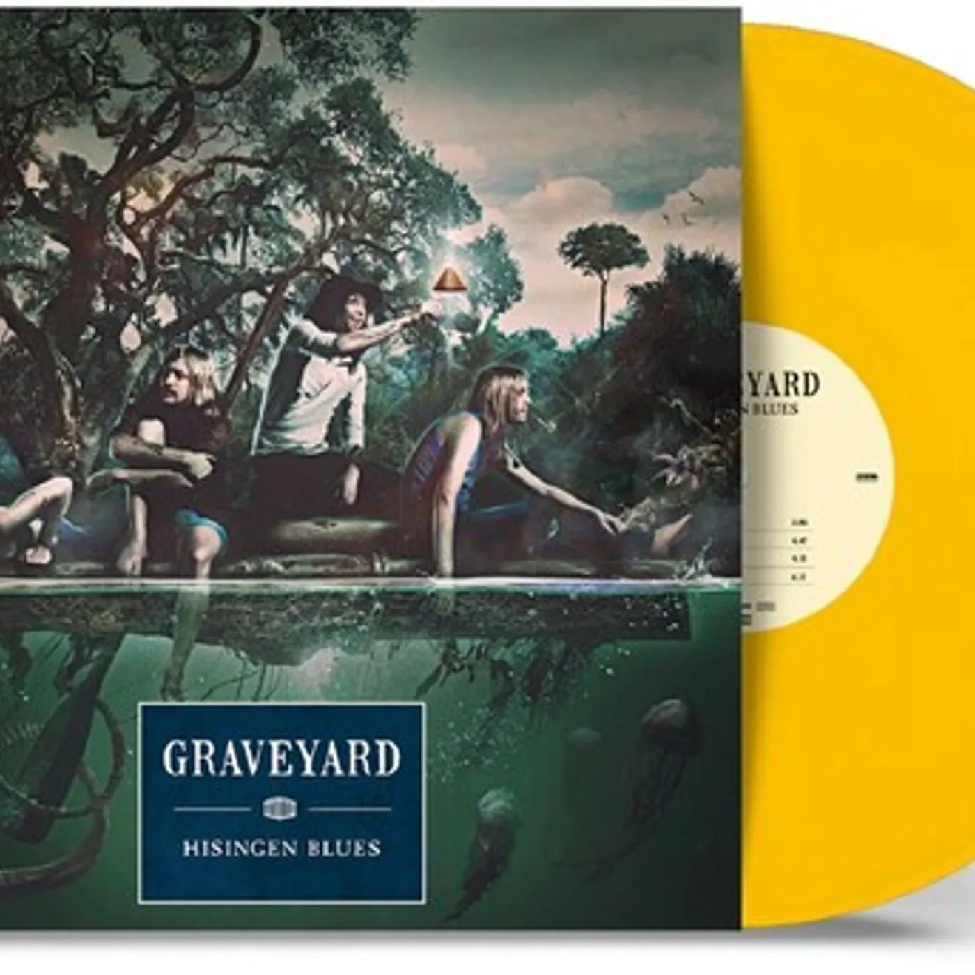 Graveyard Hisingen Blues - Yellow Vinyl Record
