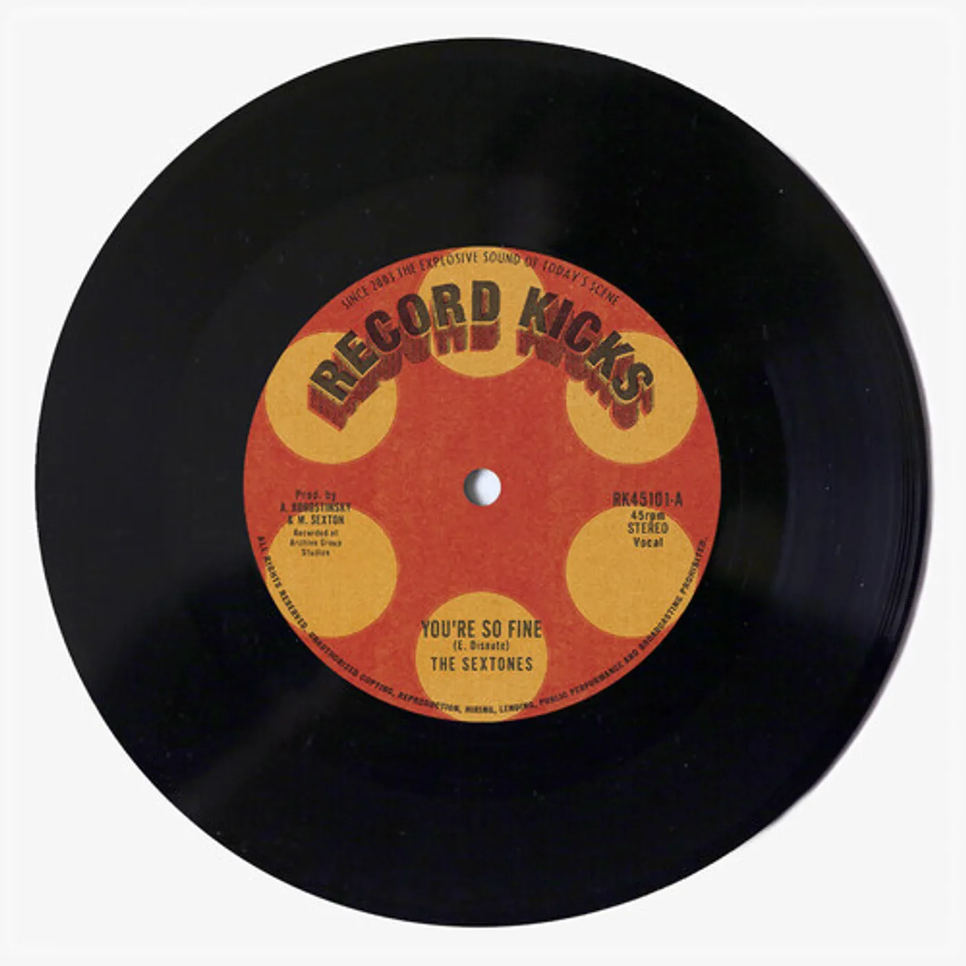 Sextones YOU'RE SO FINE B/W COWBOYS TO GIRL Vinyl Record