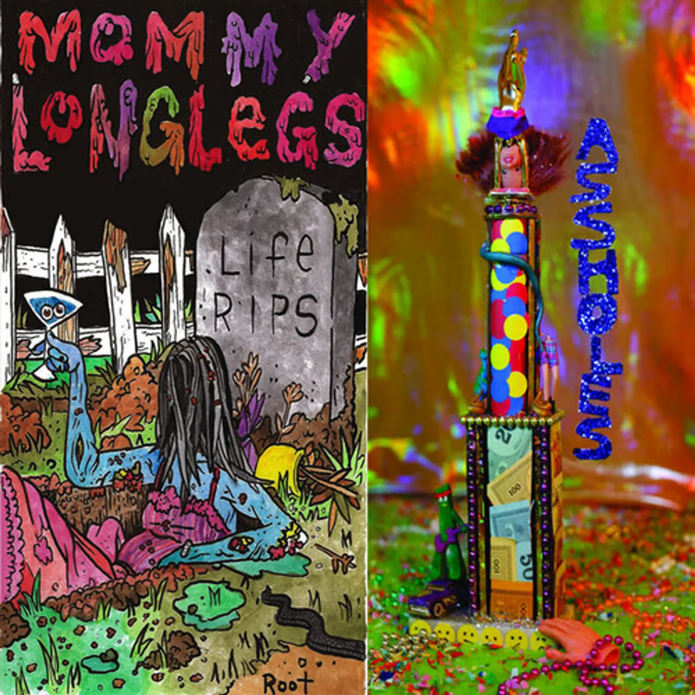 Mommy Long Legs LIFE RIPS / ASSHOLES Vinyl Record