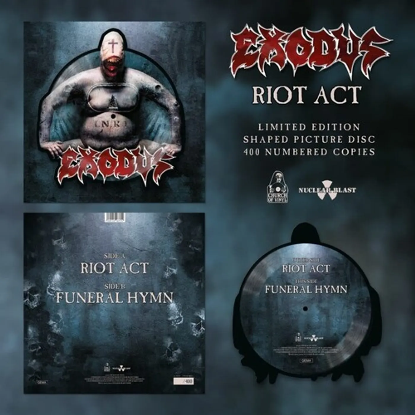 Exodus RIOT ACT Vinyl Record