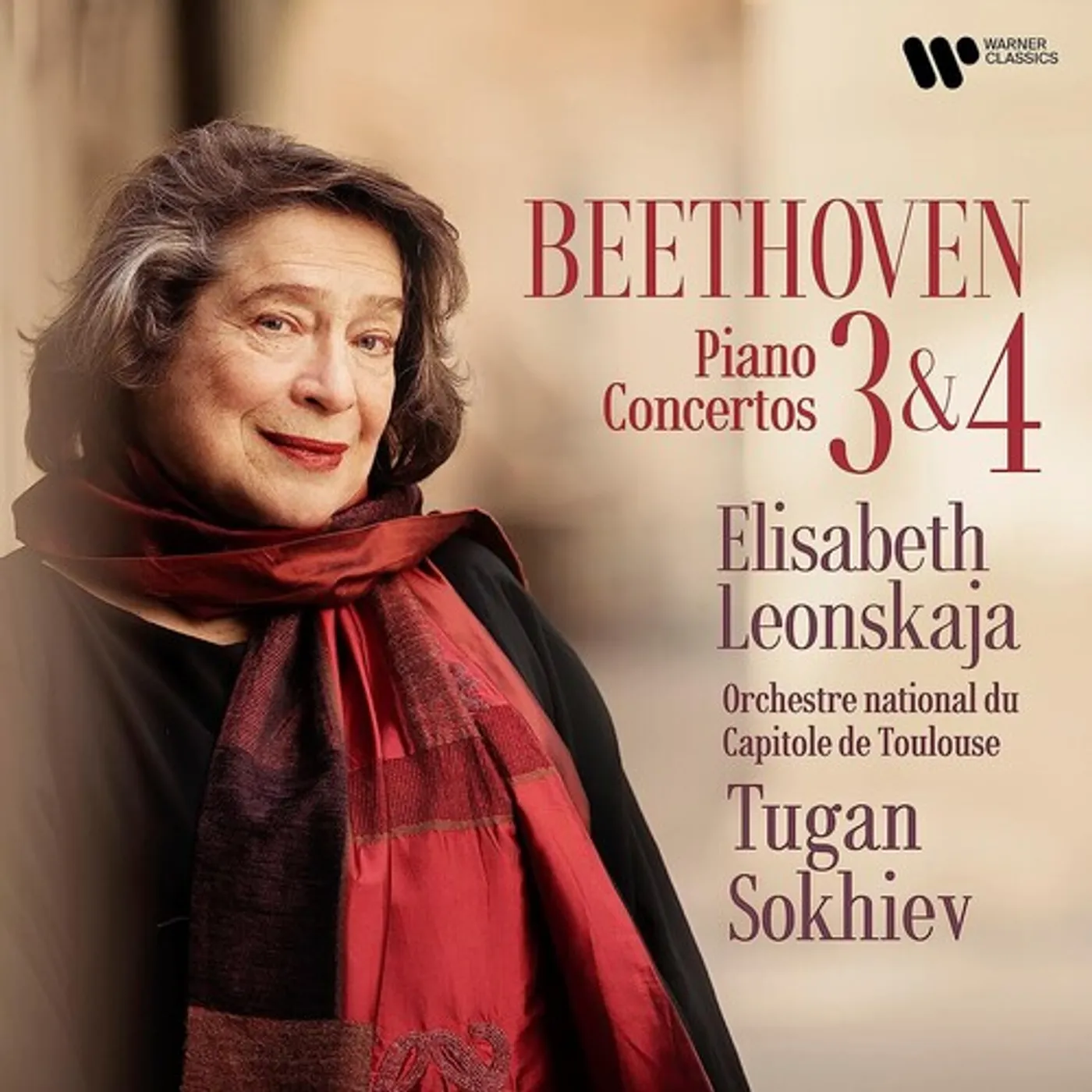 Elisabeth Leonskaja BEETHOVEN: PIANO CONCERTOS NOS. 3 & 4 CD