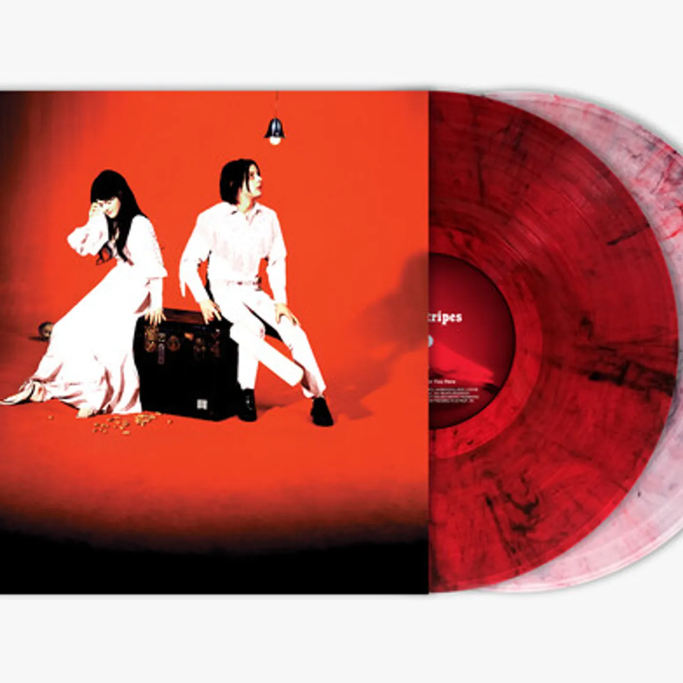 The White Stripes Elephant (20th Anniv/Limited Edition//Red Smoke & Clear w/ Red & Black Smoke) Vinyl Record