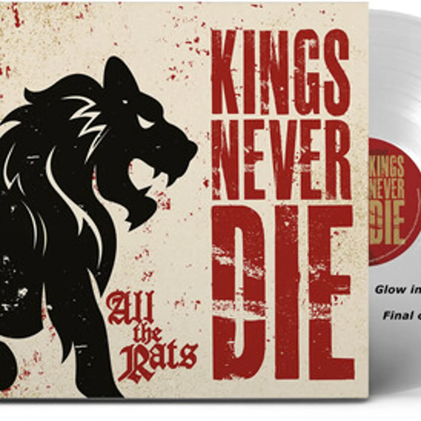 Kings Never Die ALL THE RATS Vinyl Record