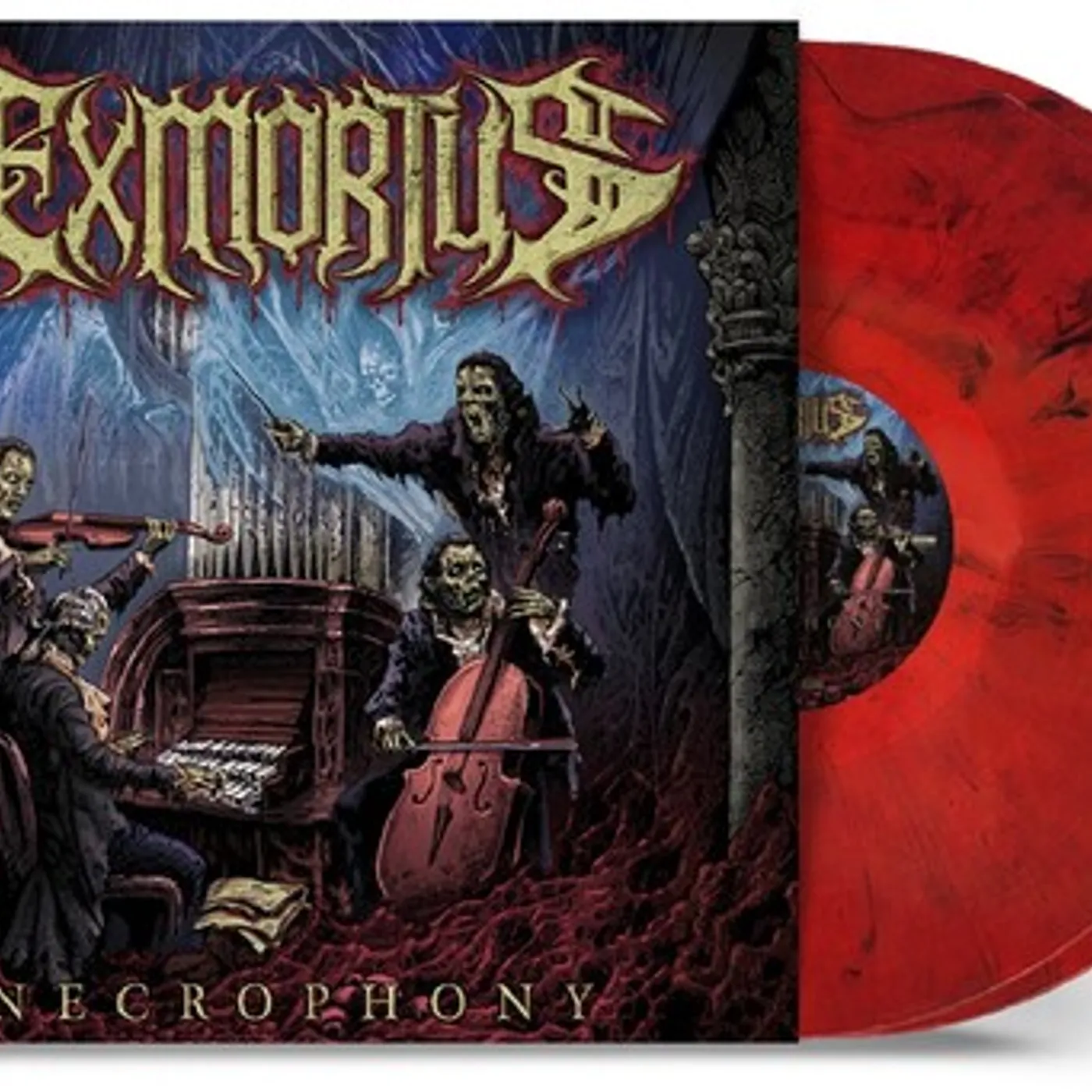 Exmortus NECROPHONY - MARBLE Vinyl Record