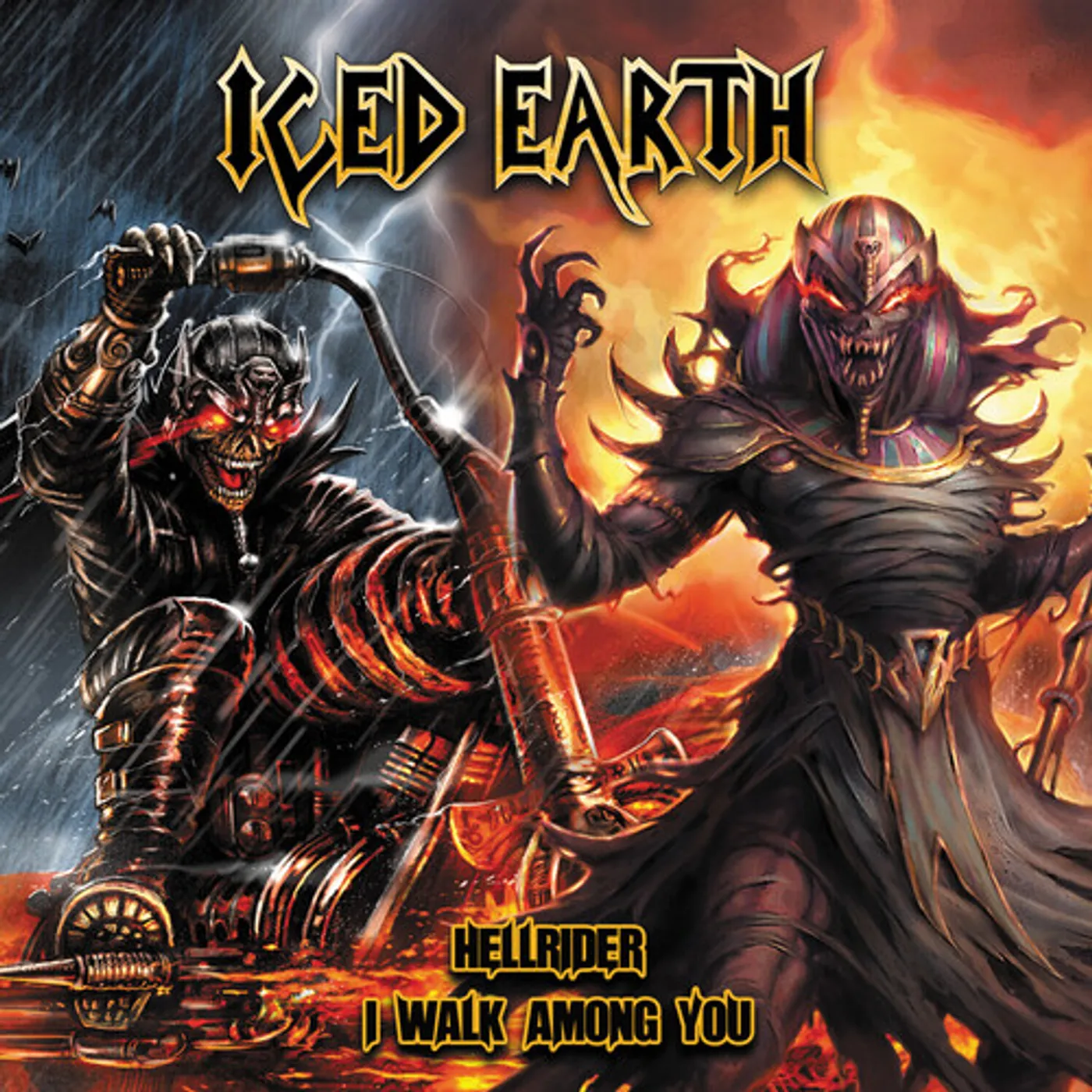 Iced Earth HELLRIDER / I WALK AMONG YOU CD