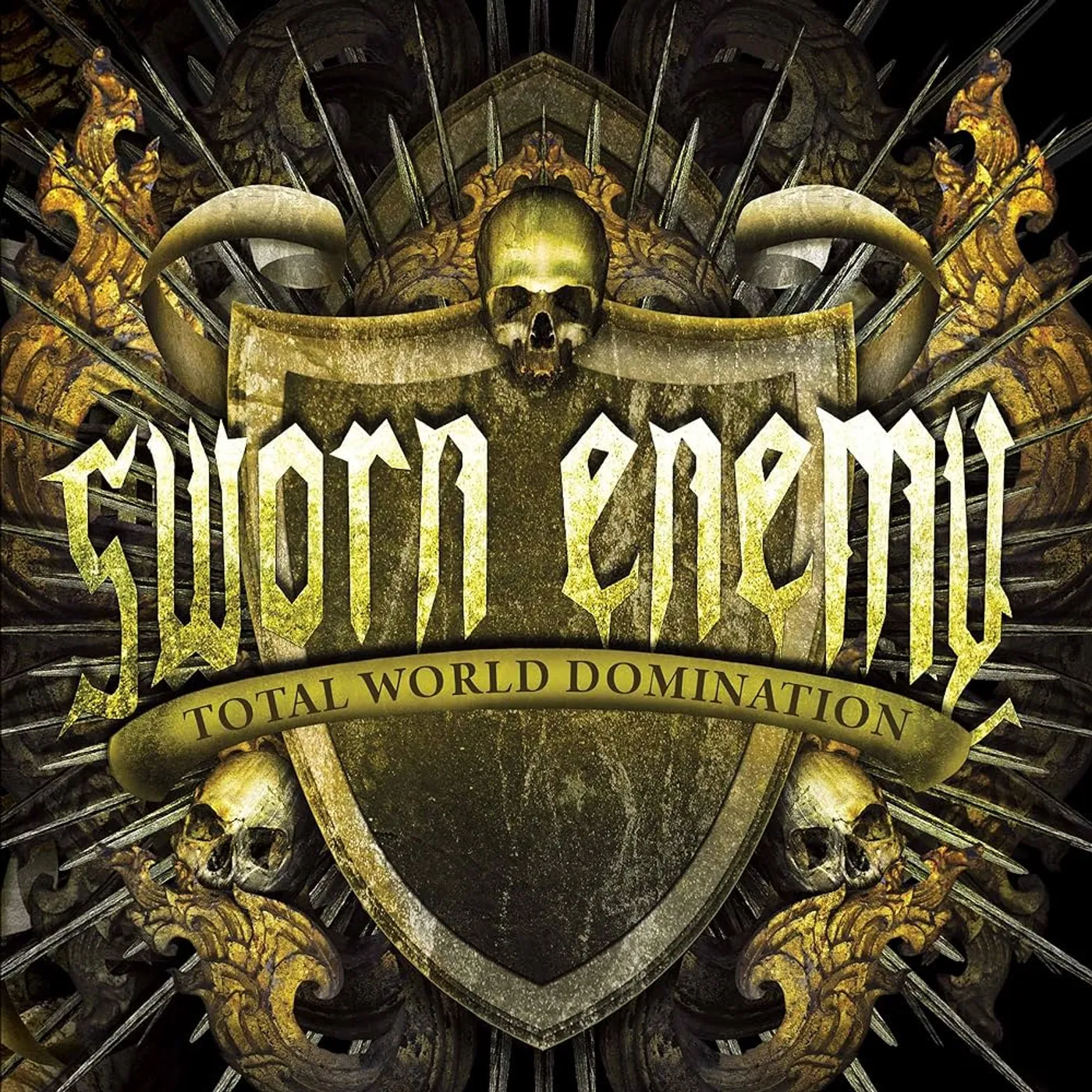 Sworn Enemy TOTAL WORLD DOMINATION Vinyl Record