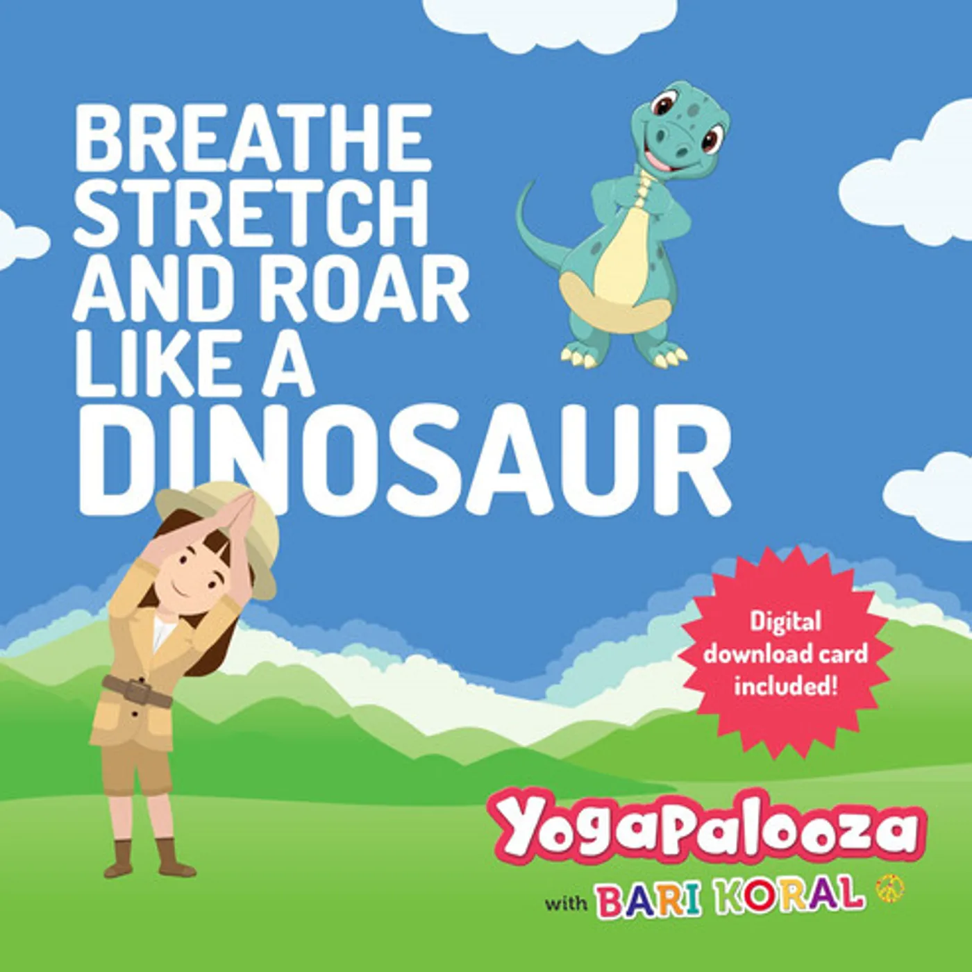 Bari Koral BREATHE STRETCH & ROAR LIKE A DINOSAUR CD