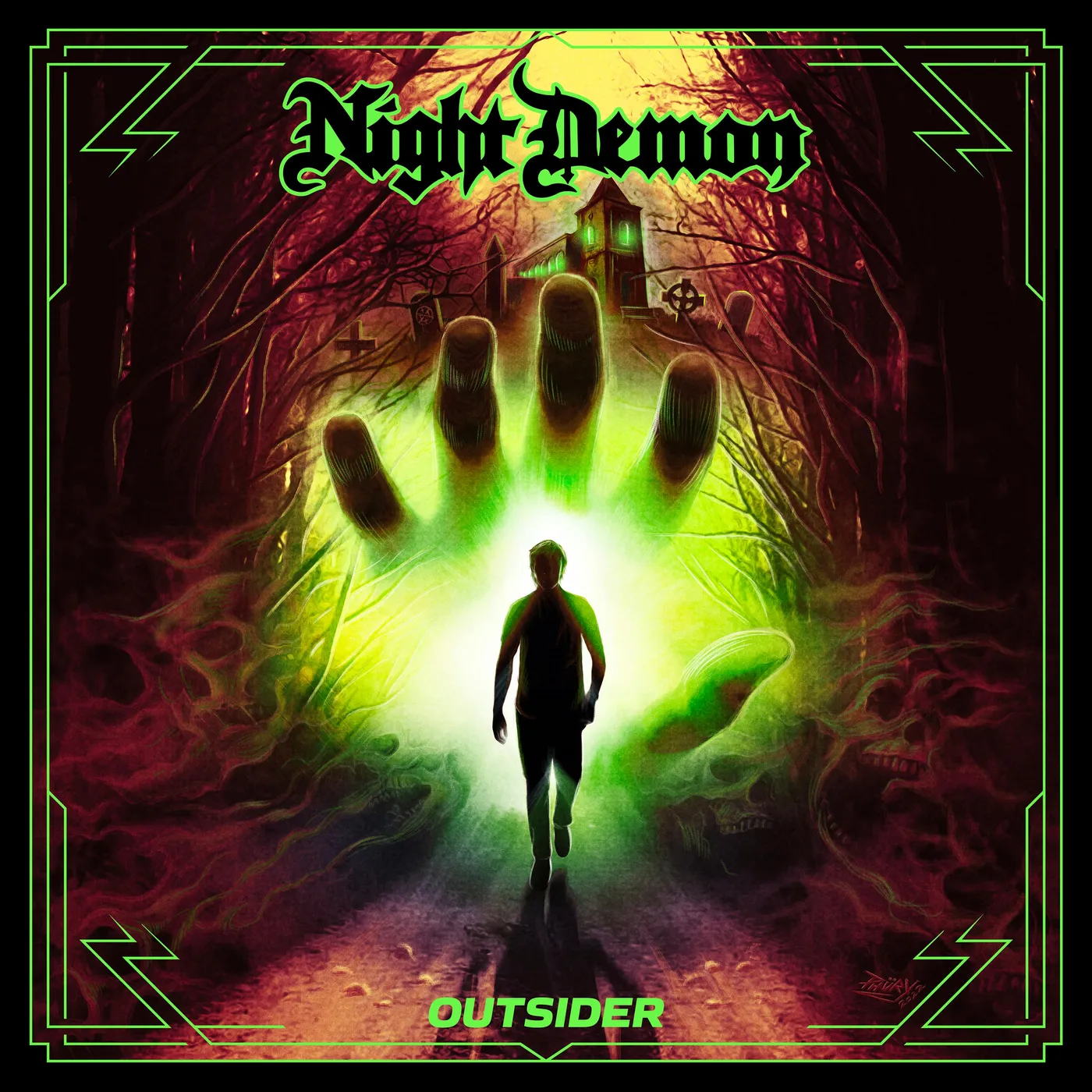 Night Demon OUTSIDER Vinyl Record
