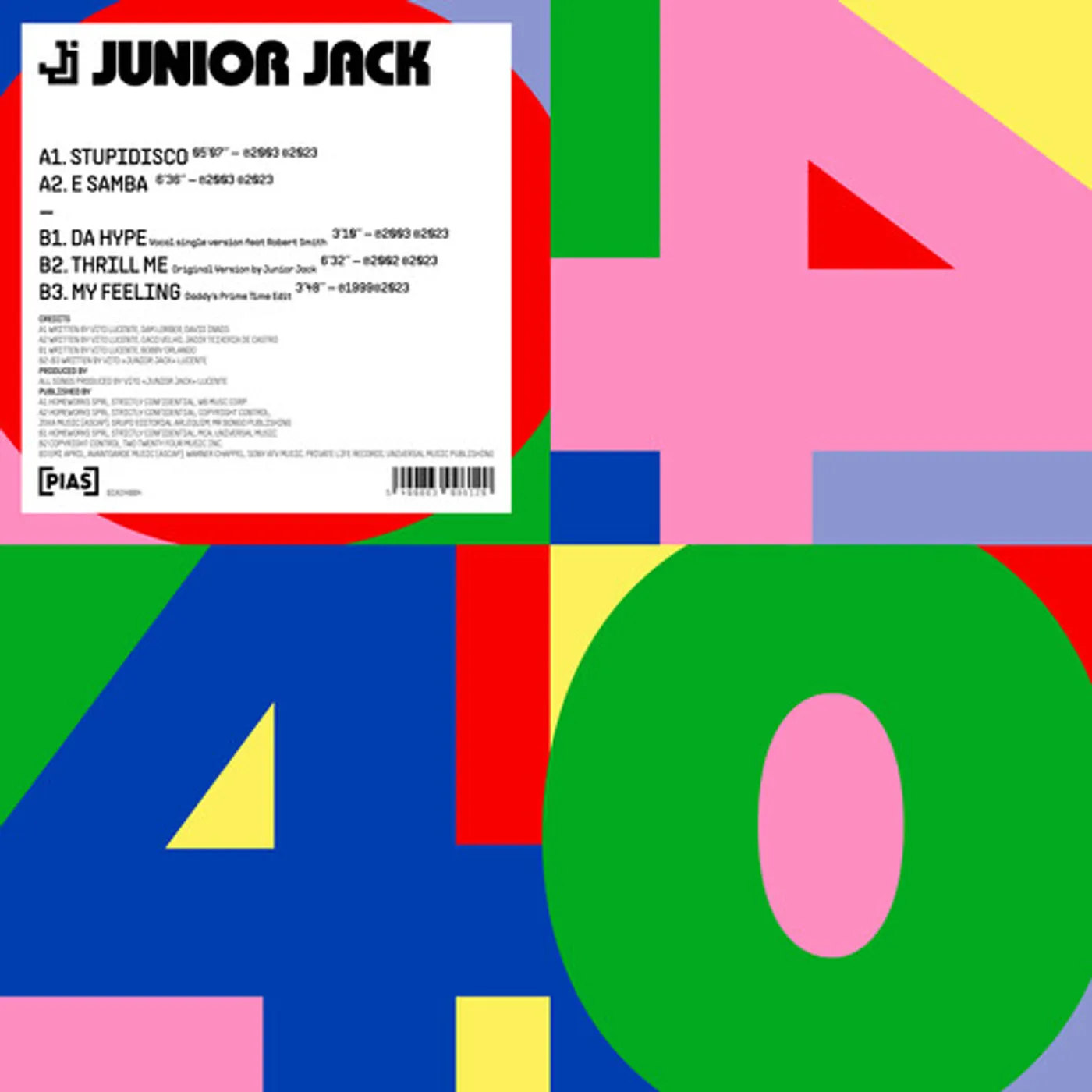 Junior Jack - PIAS 40 Vinyl Record