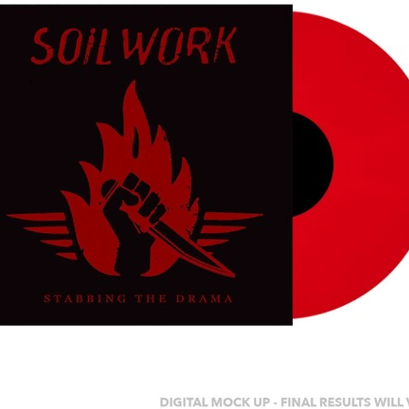 Soilwork STABBING THE DRAMA - RED Vinyl Record