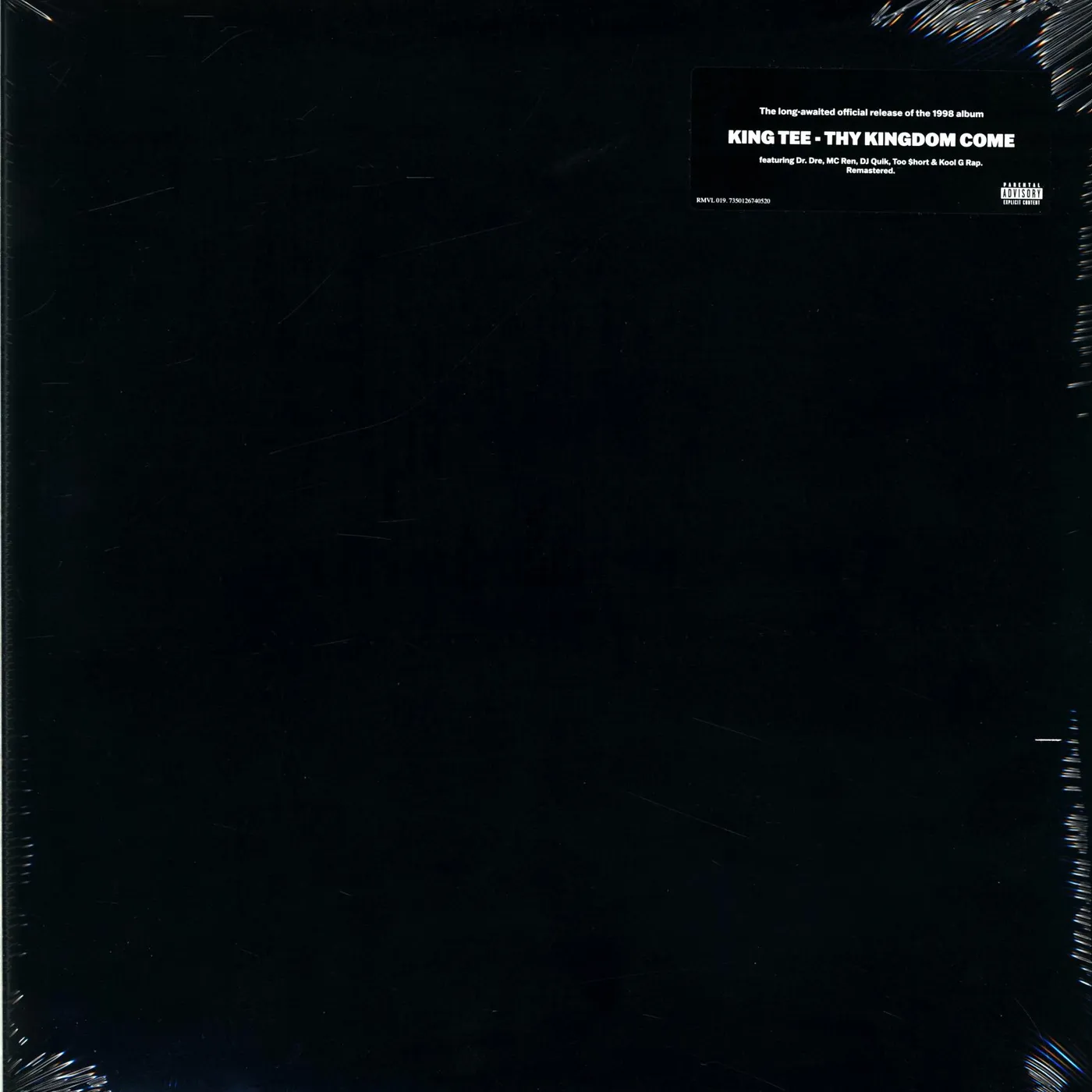 King Tee THY KINGDOM COME Vinyl Record