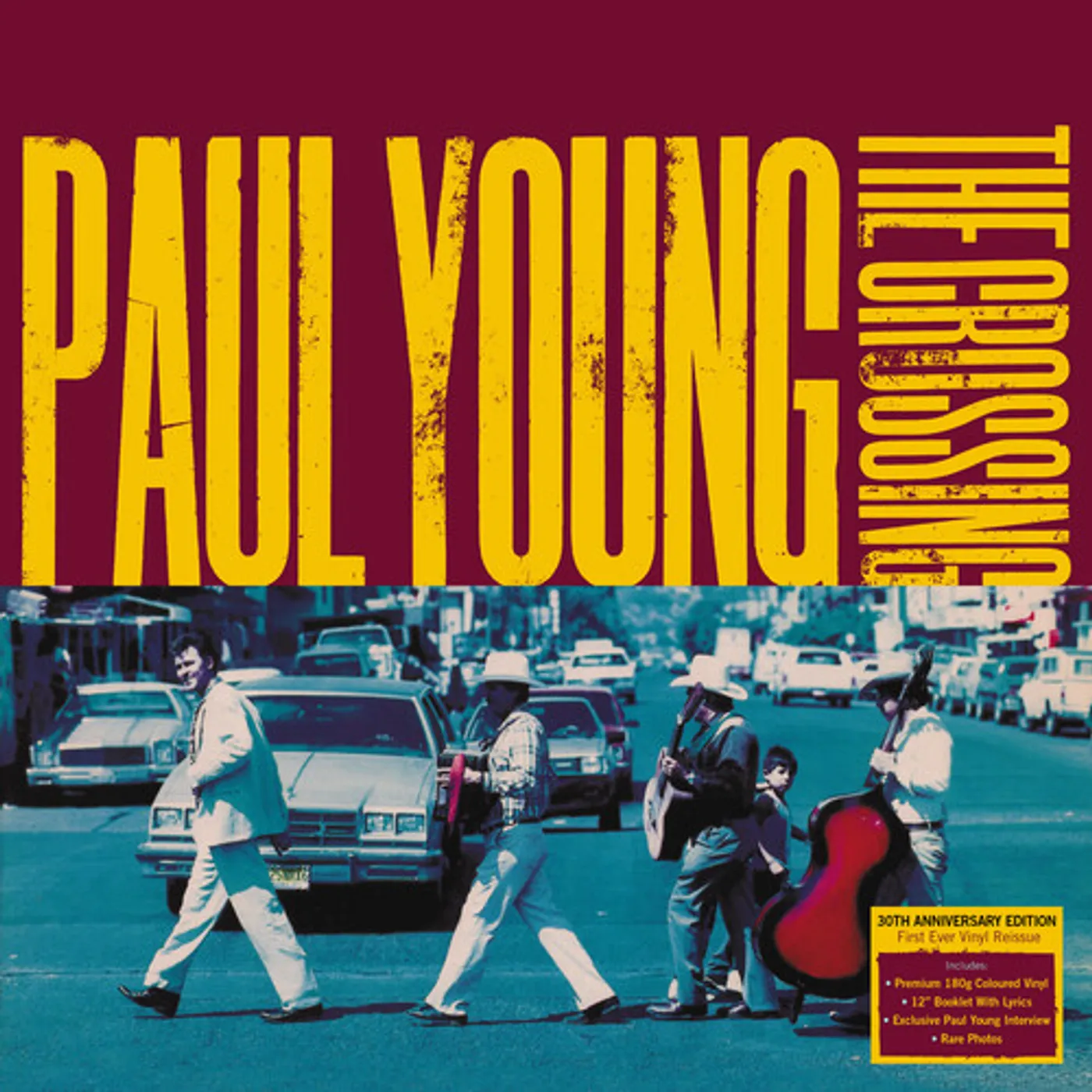 Paul Young The Crossing (30th Anniversary/180g/Turquoise) Vinyl Record